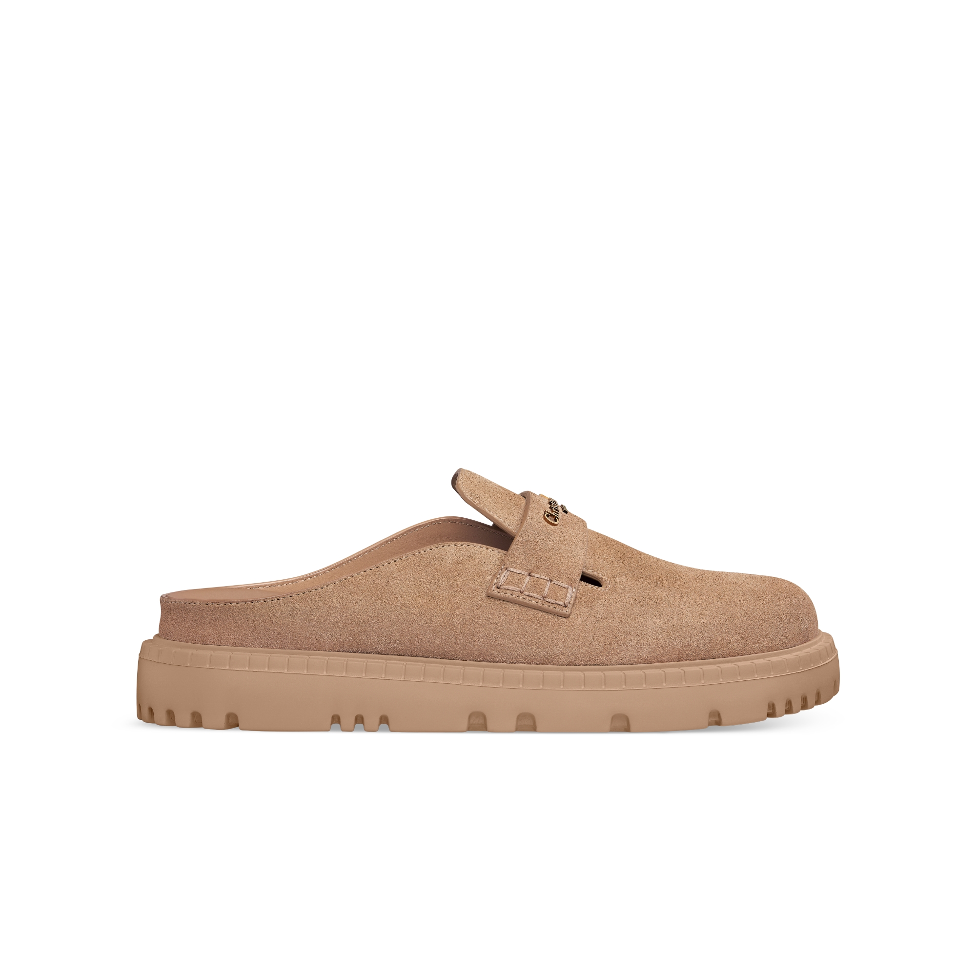 Dior Boy 穆勒鞋 绳米色绒面牛皮革 E02