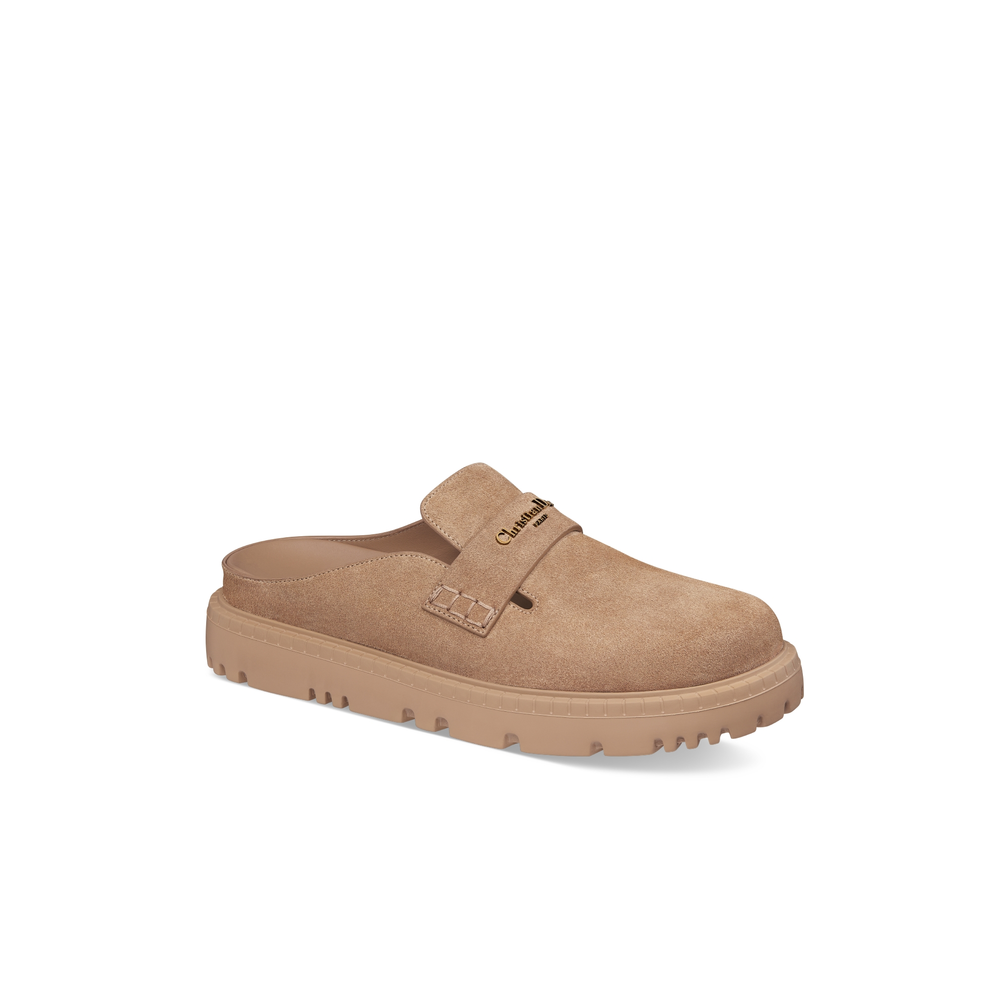 Dior Boy 穆勒鞋 绳米色绒面牛皮革 E03