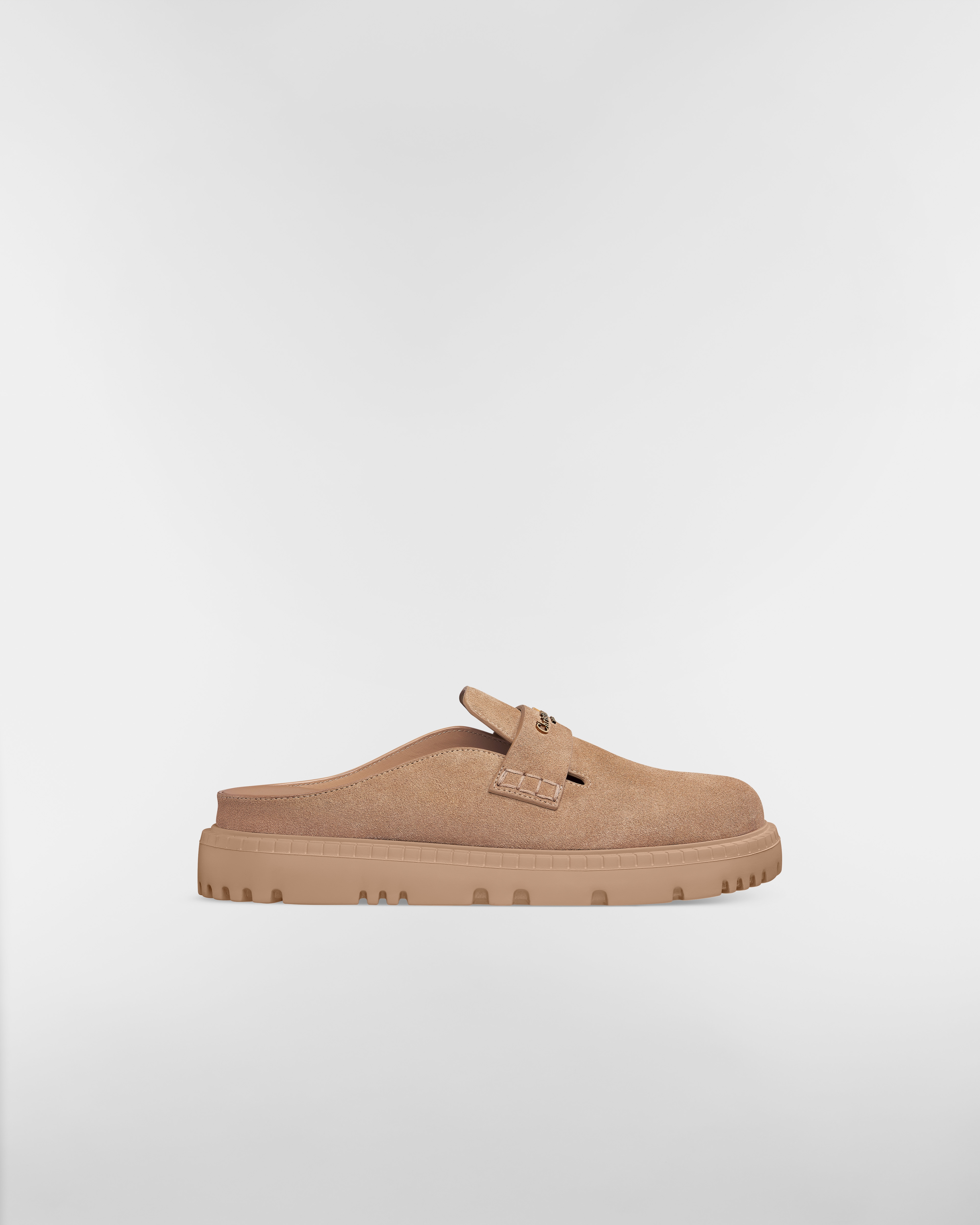 Dior Boy 穆勒鞋 绳米色绒面牛皮革 E02