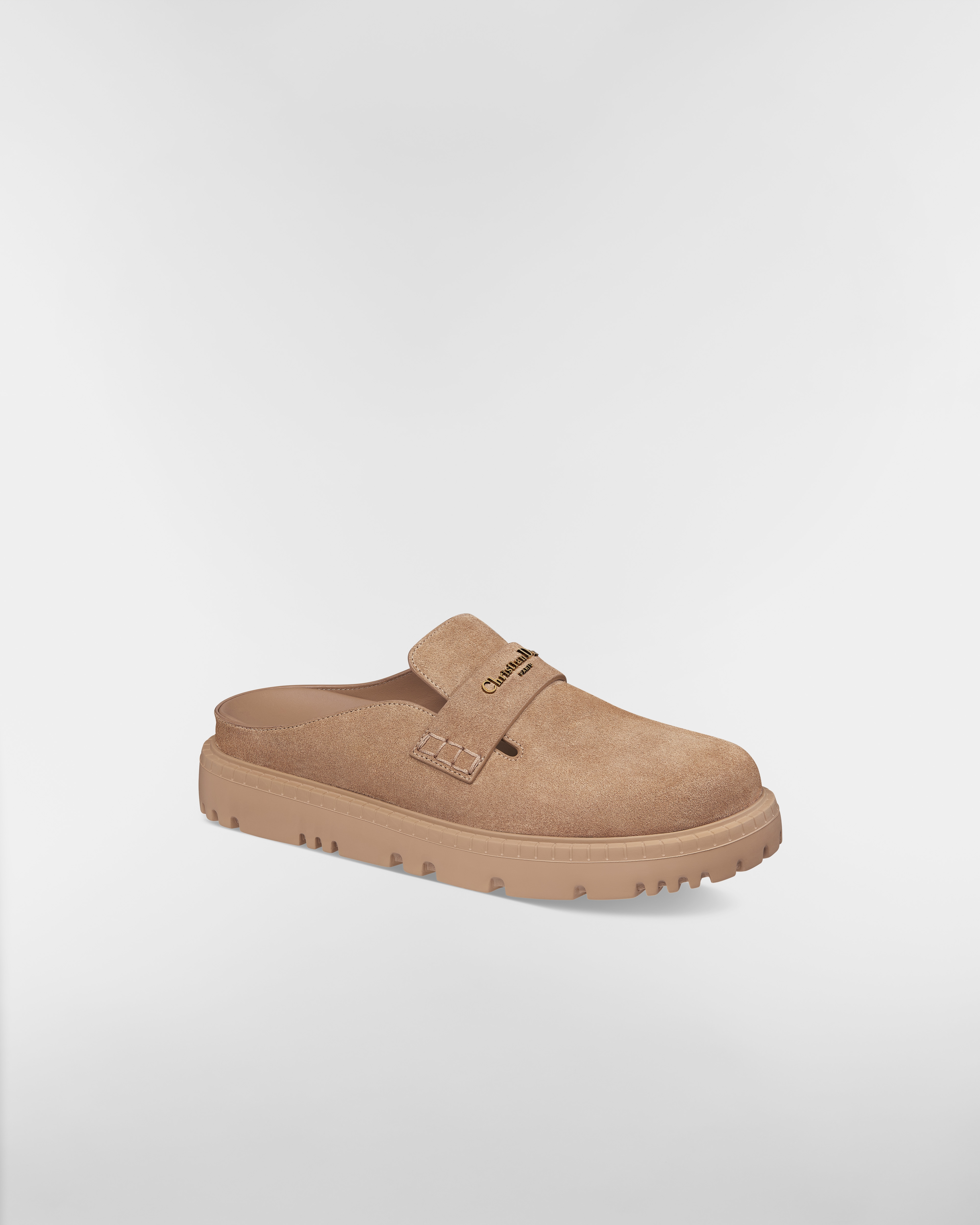 Dior Boy 穆勒鞋 绳米色绒面牛皮革 E03