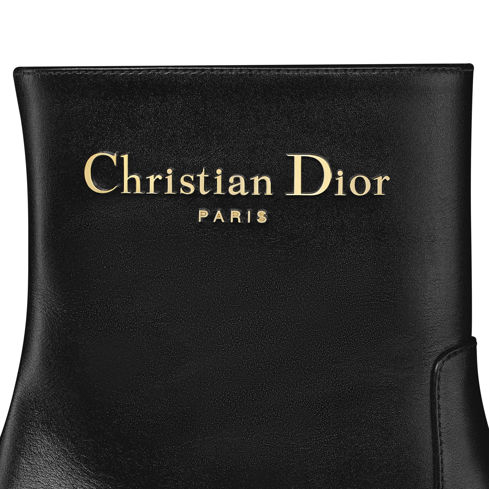 D-Town 带跟及踝靴 黑色牛皮革 E09