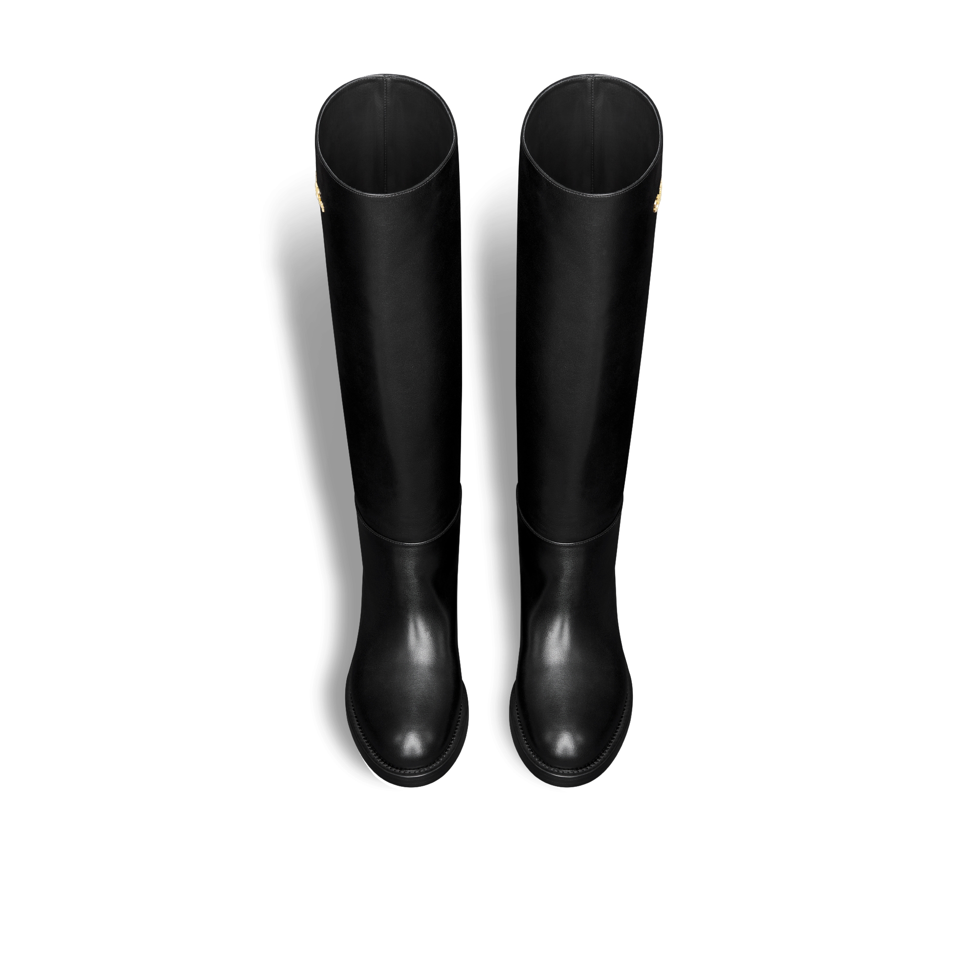 D-Town 靴子 黑色柔软牛皮革 E06