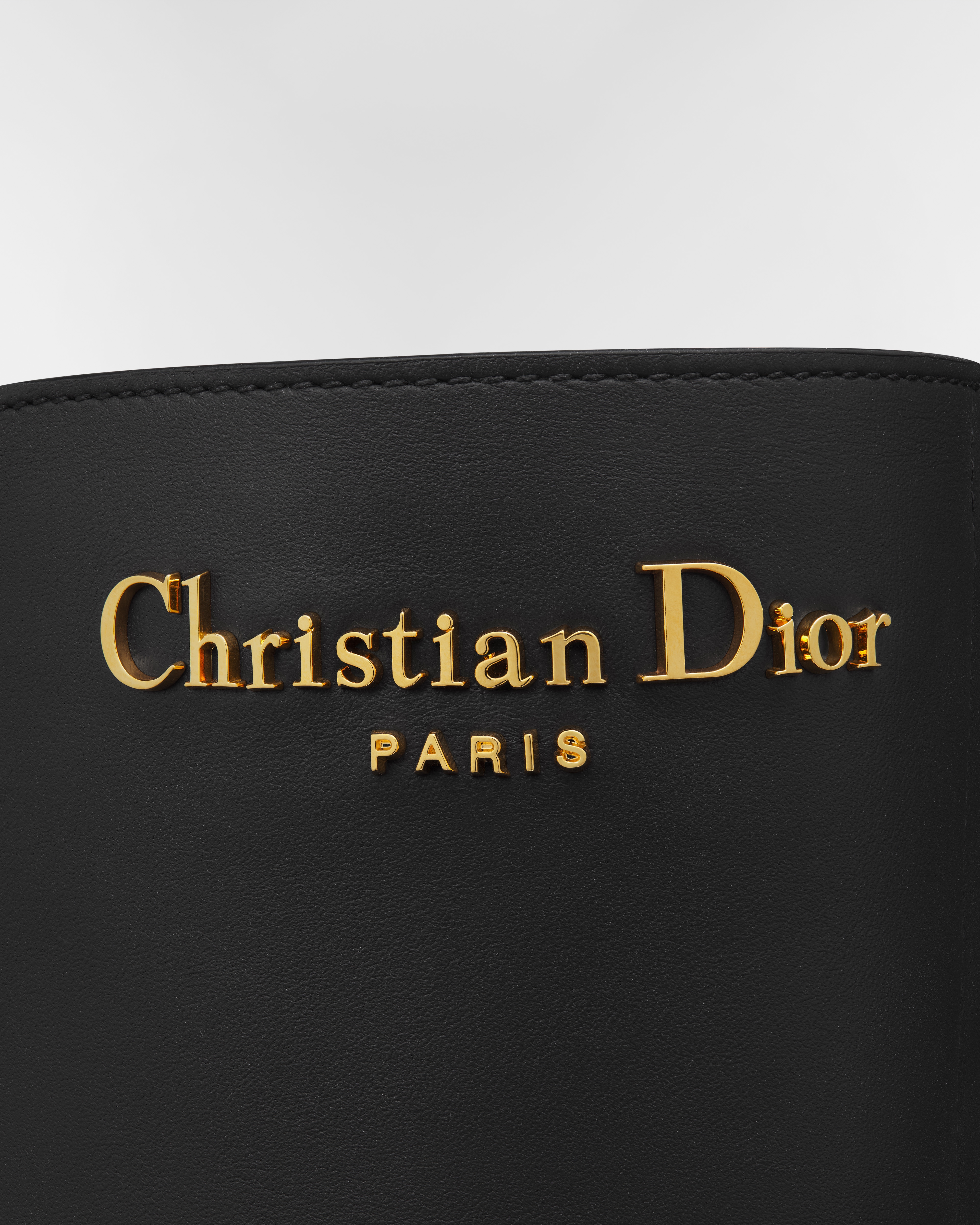 D-Trap 及踝靴 黑色牛皮革和尼龙搭配藤格纹图案刺绣 E09