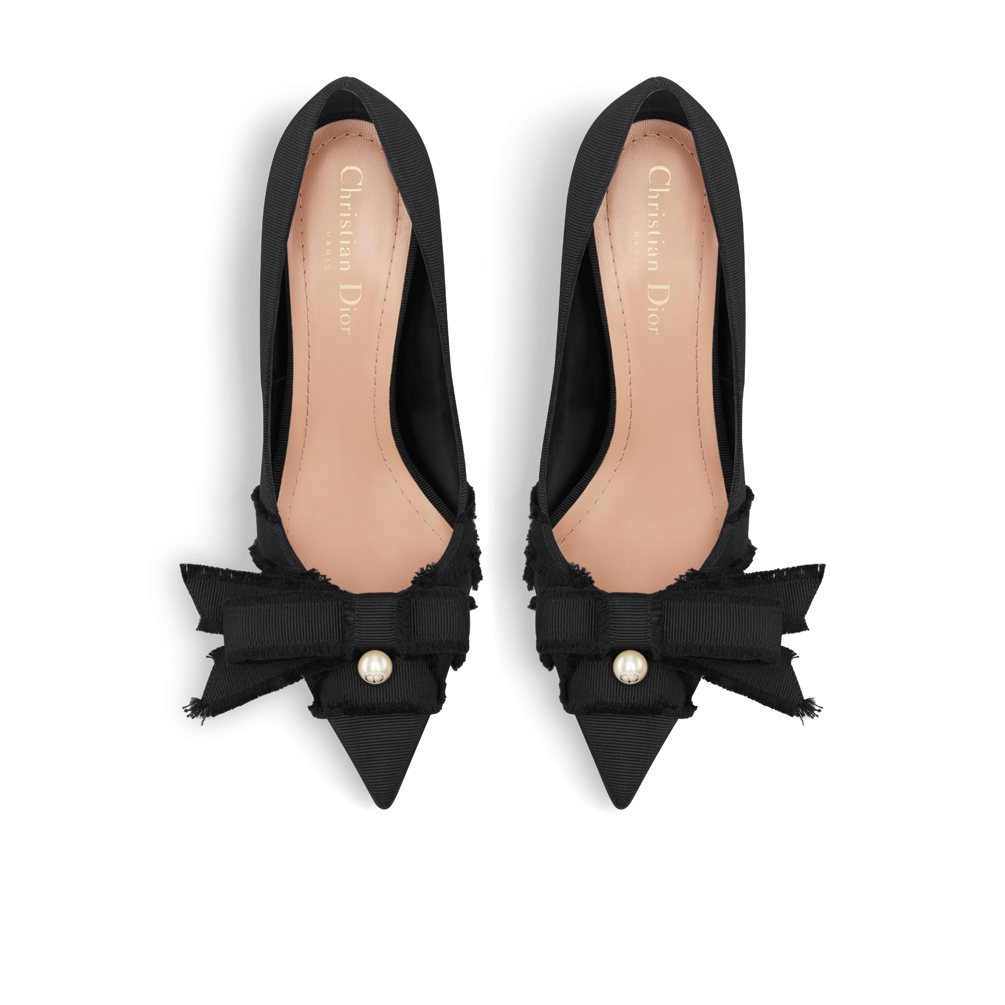 Adiorable 高跟鞋 黑色流苏罗缎 E06