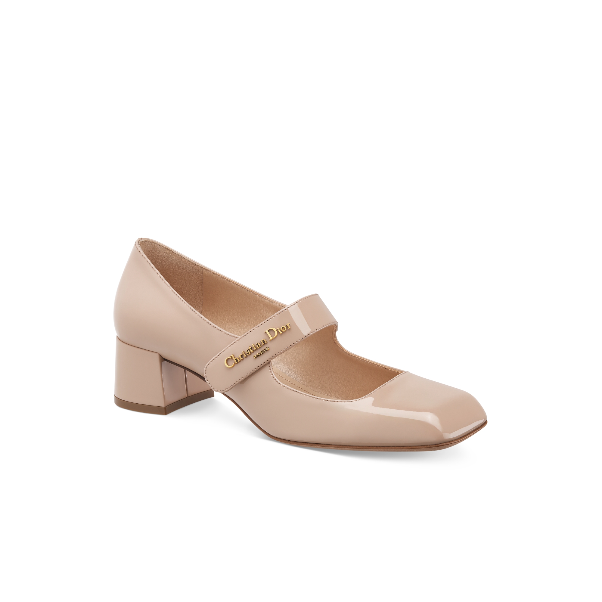 Dior Lolita 高跟鞋 裸色漆皮牛皮革 E03