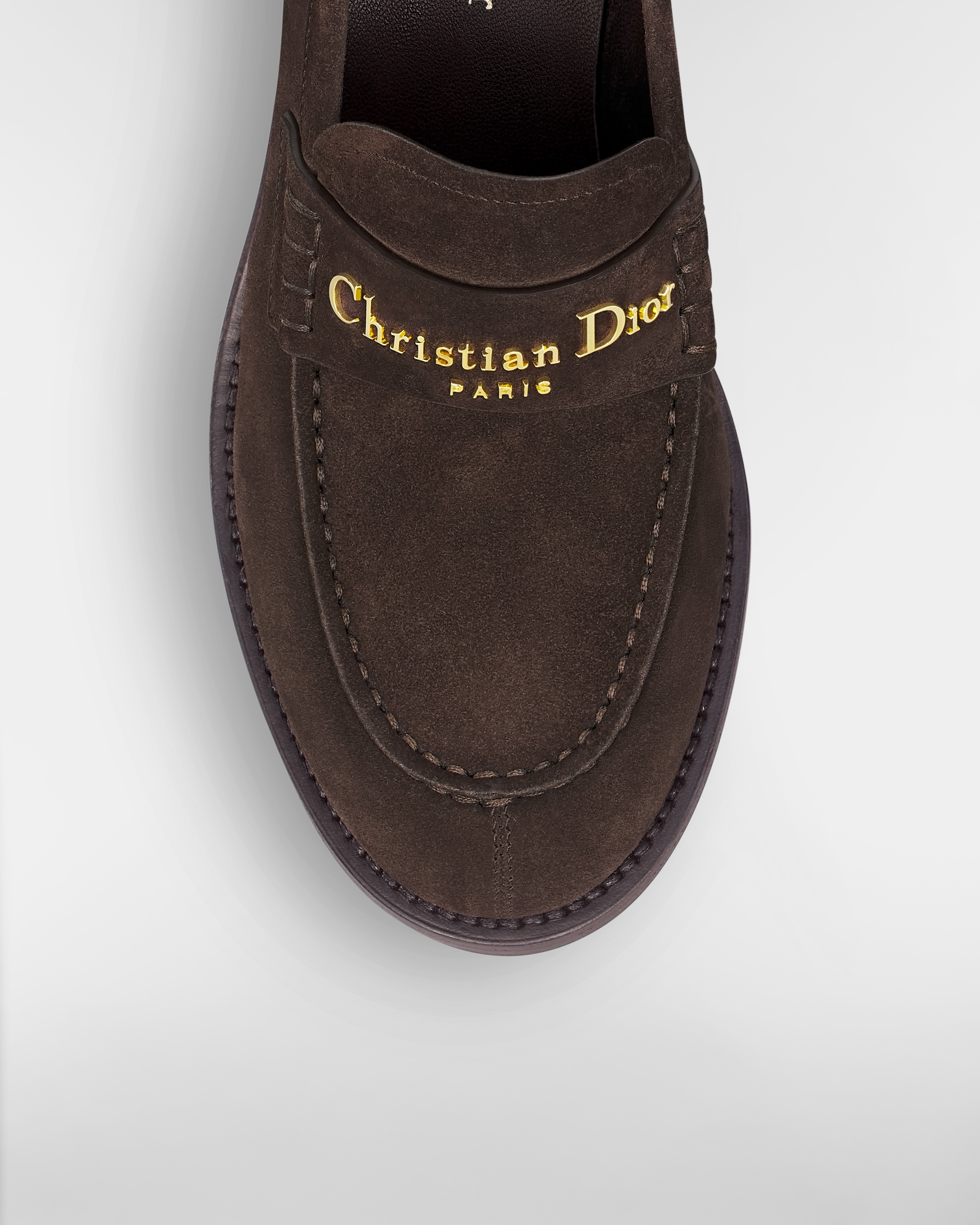 Dior Boy 高跟鞋 深巧克力棕绒面牛皮革 E09