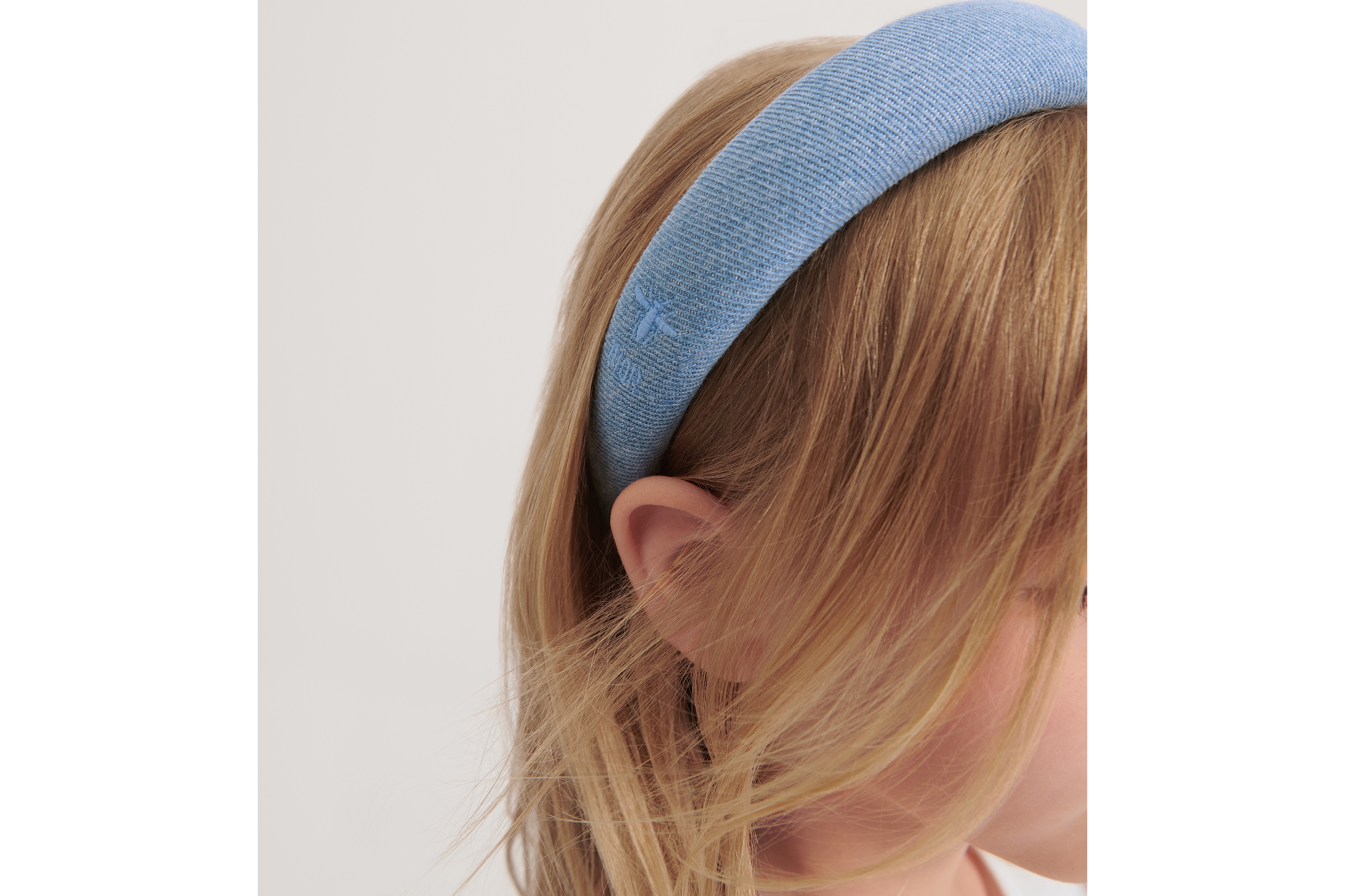 look_image_alt_prefix 儿童发带 蓝色棉质牛仔布 E27