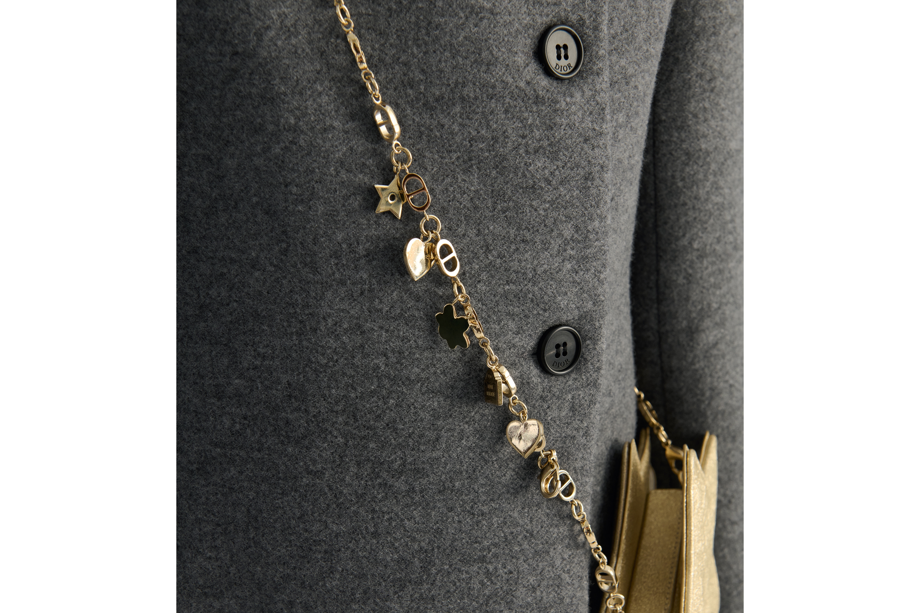 look_image_alt_prefix 儿童迷你星星造型手袋 金色调金属光泽羊皮革 E20