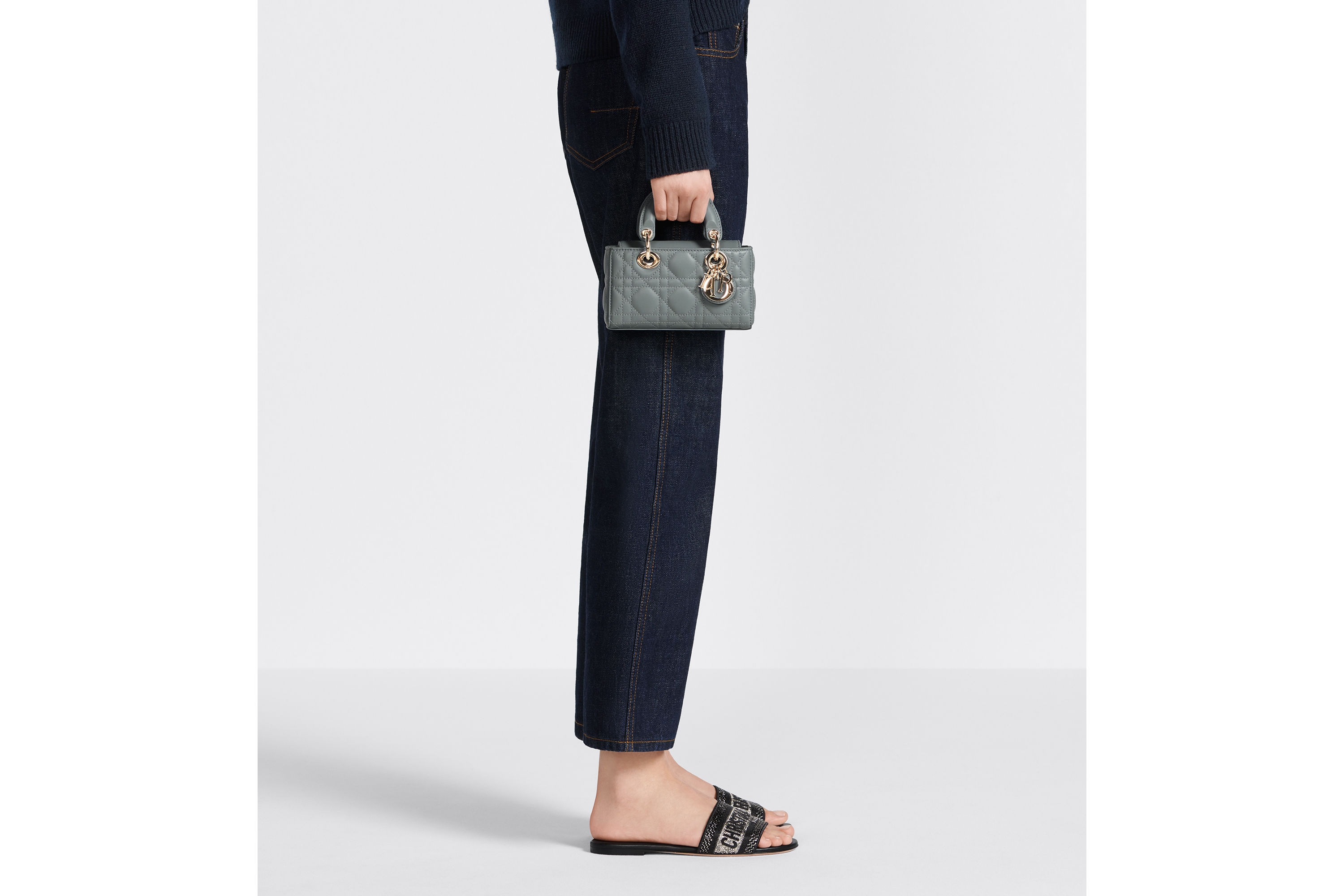 look_image_alt_prefix Lady D-Joy 超迷你手袋 云雾蓝羊皮革藤格纹 E11