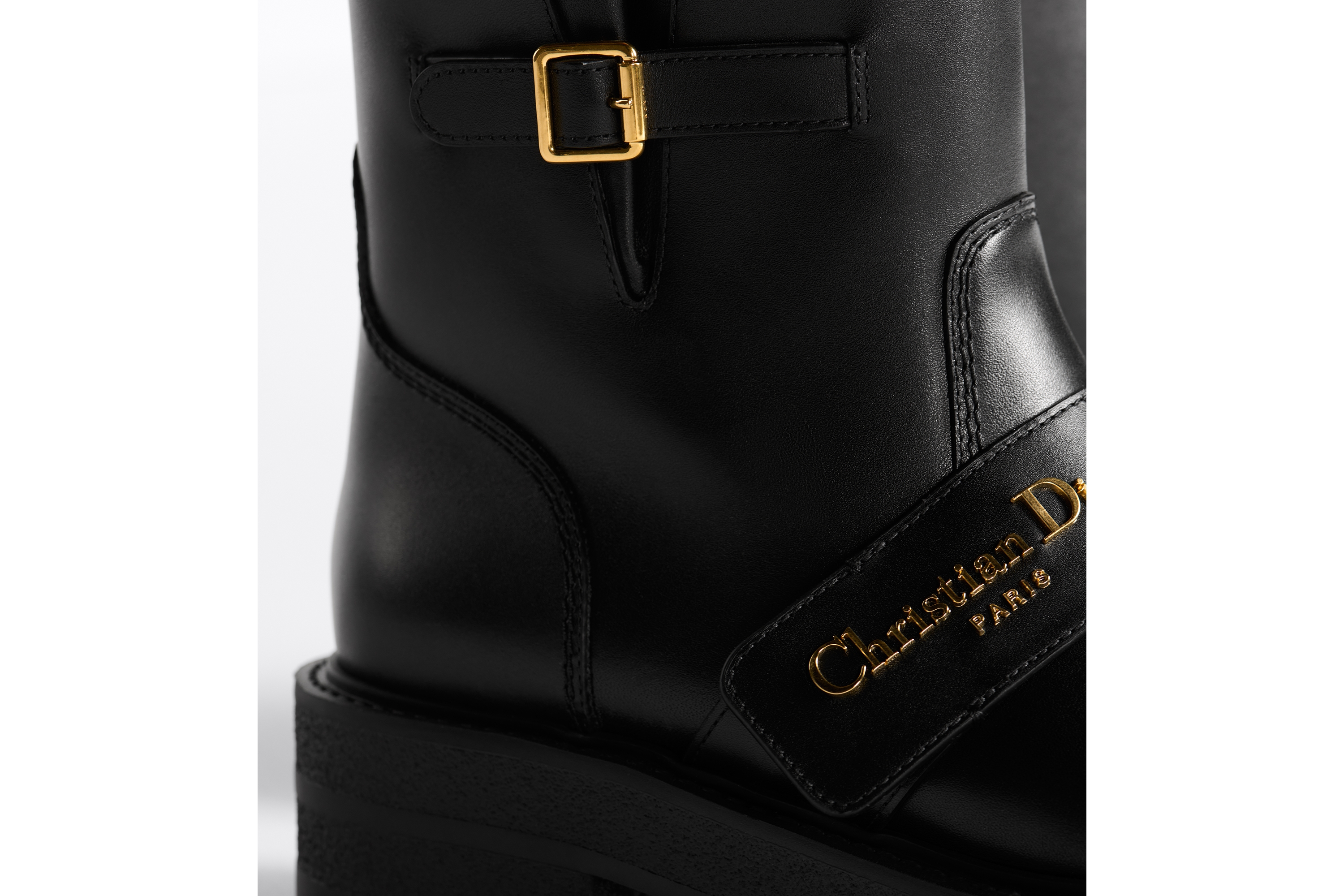 look_image_alt_prefix D-Quest 及踝靴 黑色牛皮革 E17