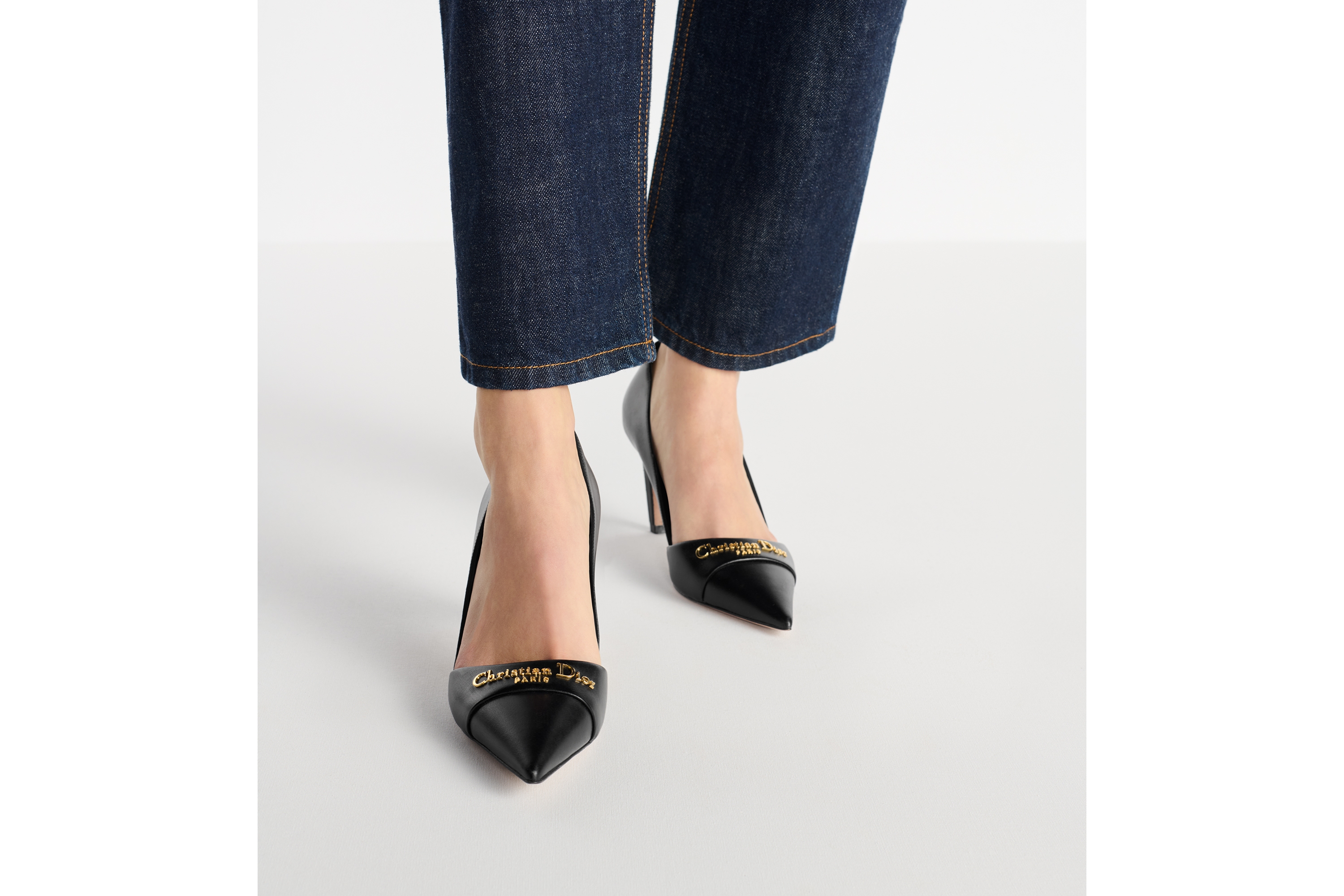 look_image_alt_prefix My Dior 高跟鞋 黑色柔软牛皮革 E14