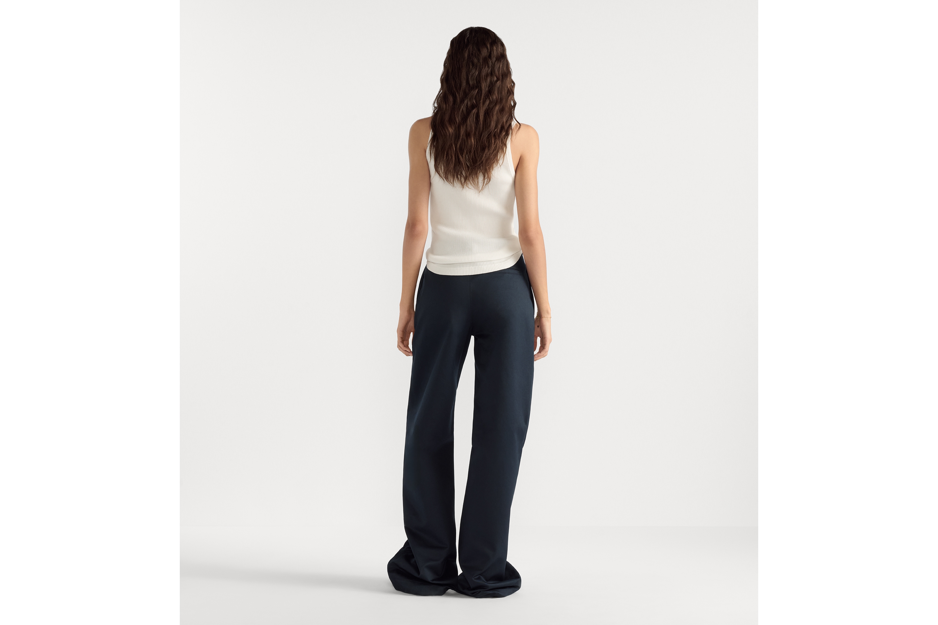 look_image_alt_prefix Dioriviera 背心 白色棉质罗纹针织面料 E03