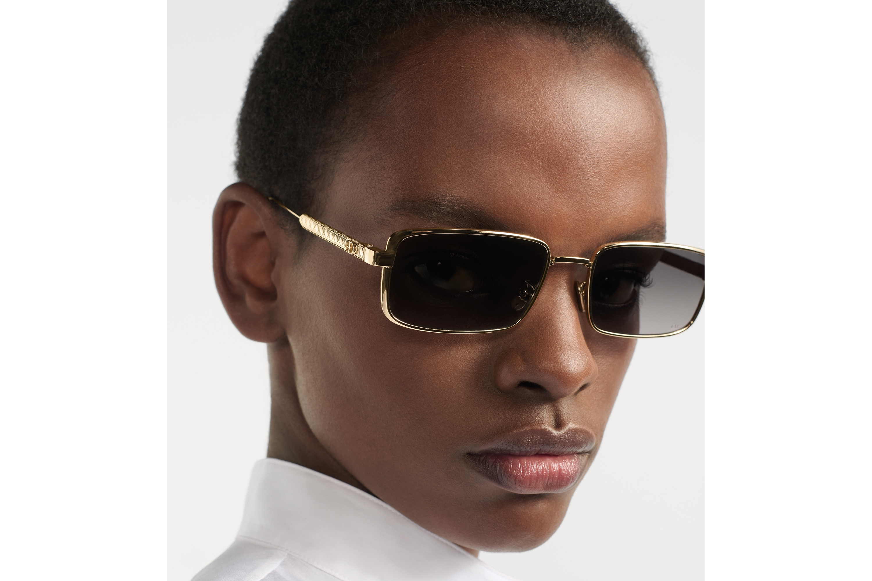 look_image_alt_prefix DiorCannage S2U 太阳眼镜 渐变灰色镜片方形镜框 E08