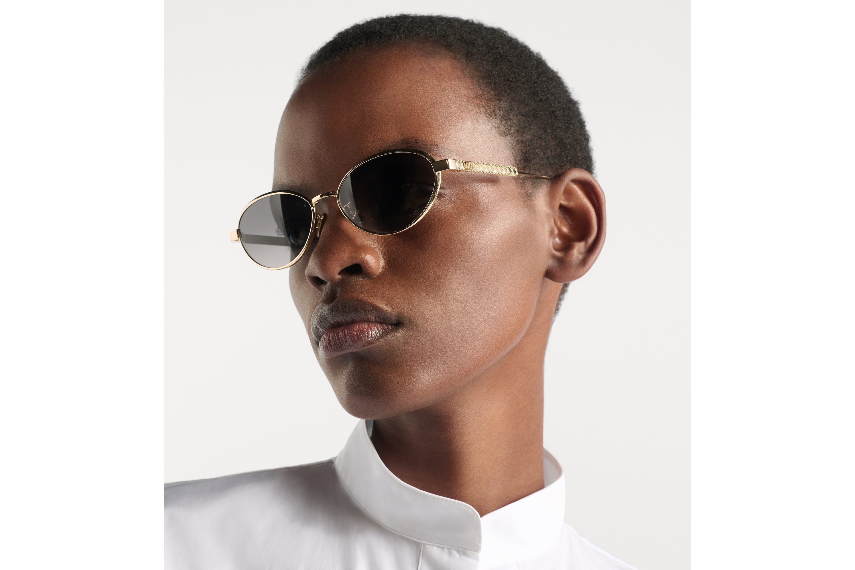 look_image_alt_prefix DiorCannage R1U 太阳眼镜 渐变灰色镜片椭圆形镜框 E07