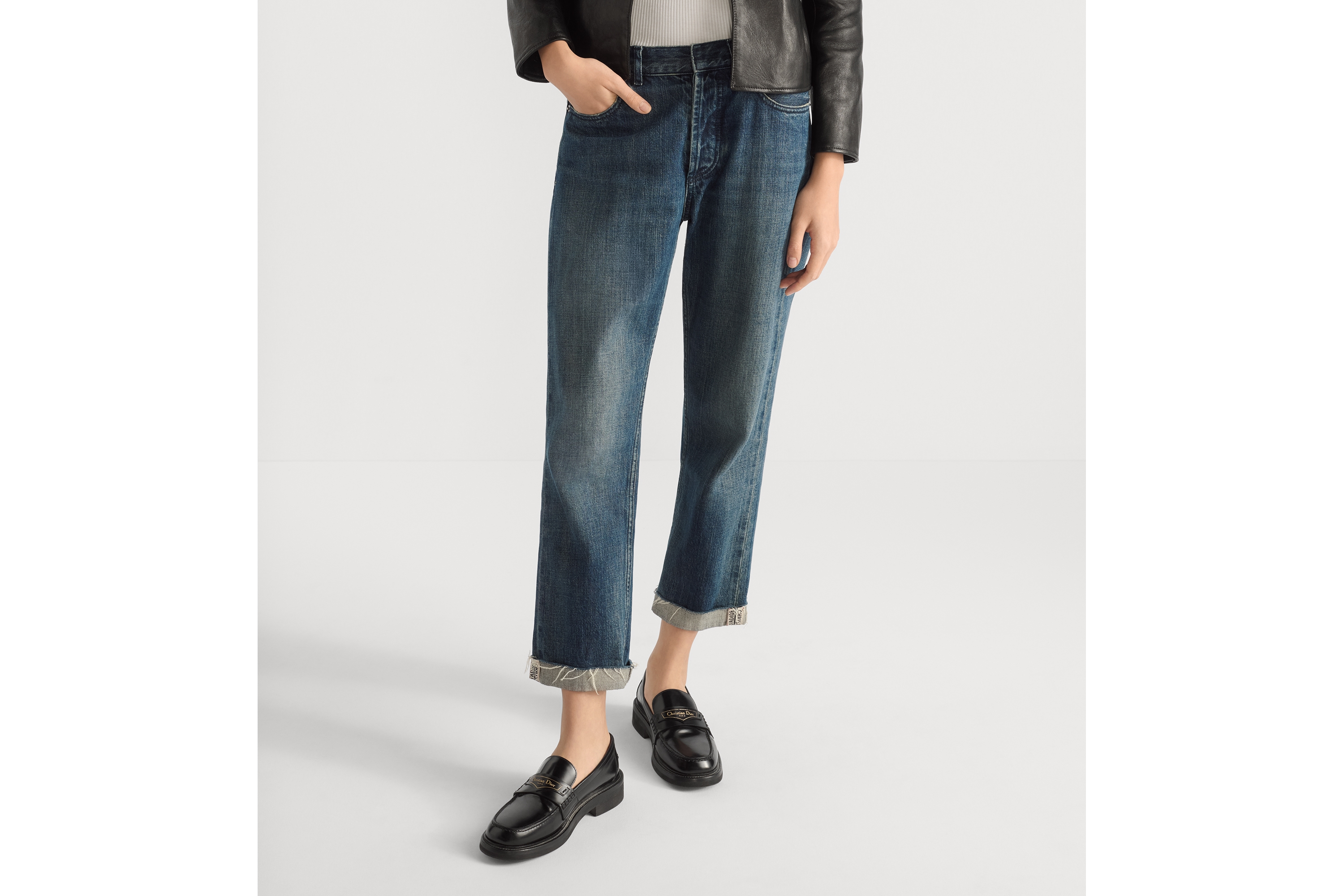 look_image_alt_prefix 男友风牛仔裤 蓝色牛仔面料 E14