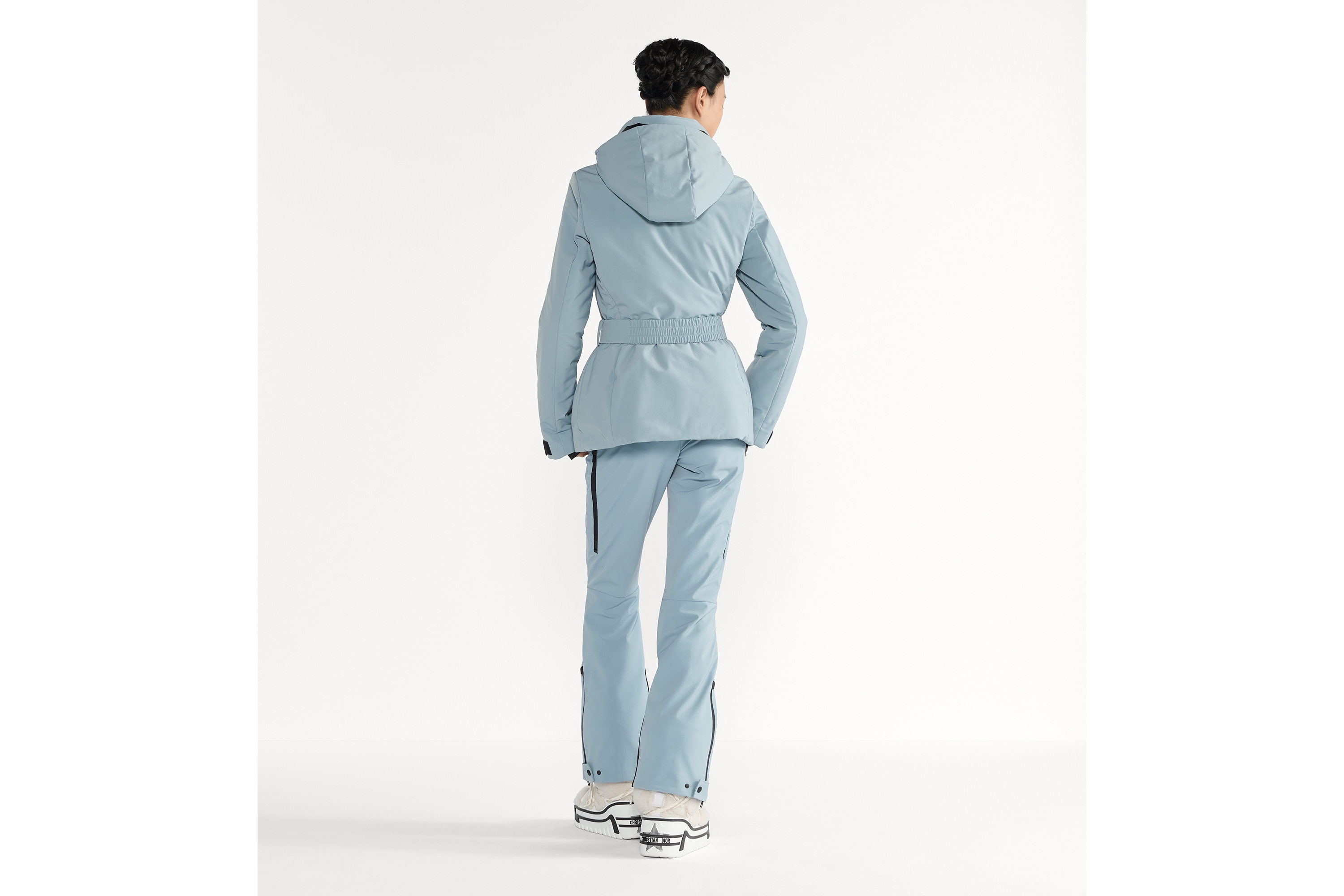 DiorAlps 喇叭形滑雪长裤 淡蓝色塔夫绸科技面料 E03