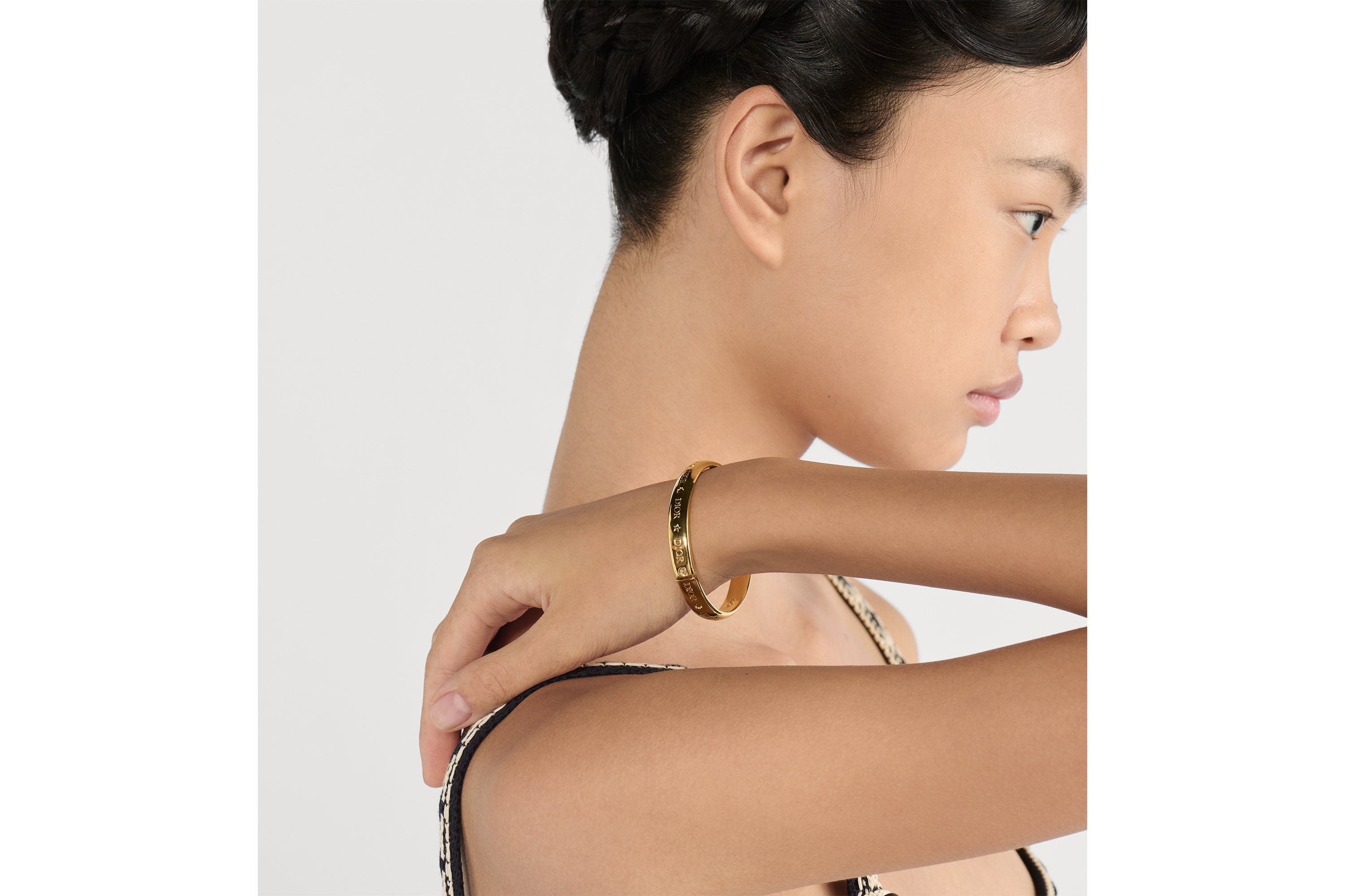 Dior Trésor 手镯 金色饰面金属 E11