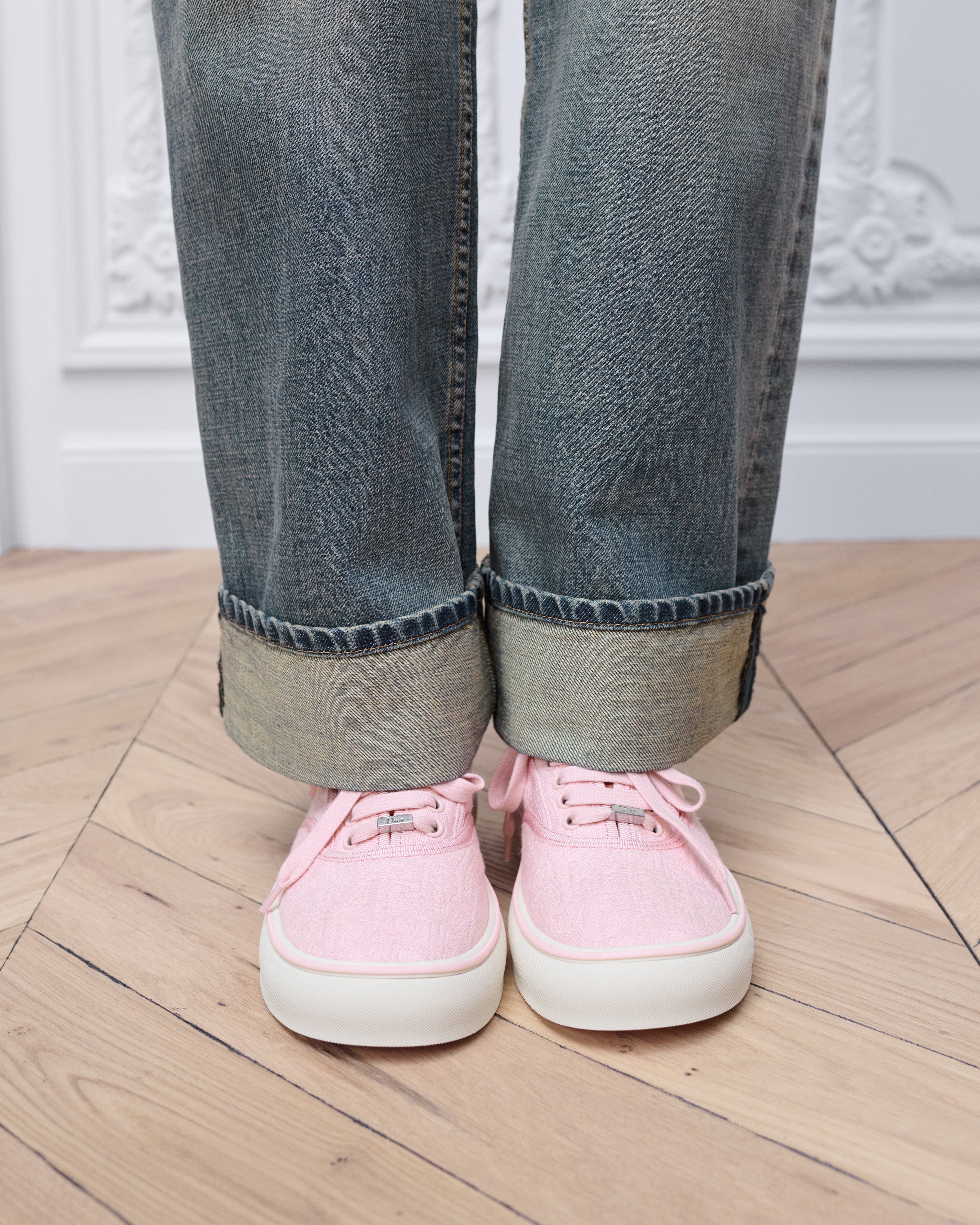 look_image_alt_prefix Dior Saltwind 运动鞋 Tabru Oblique 印花 E14