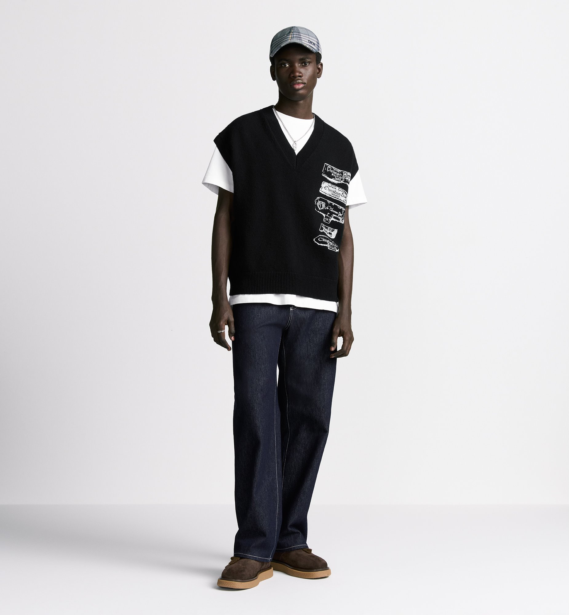 Dior Archives Labels 经典牛仔裤蓝色棉质混纺牛仔布| DIOR Dior Archives Labels 经典牛仔裤蓝色棉质混纺牛仔布| DIOR