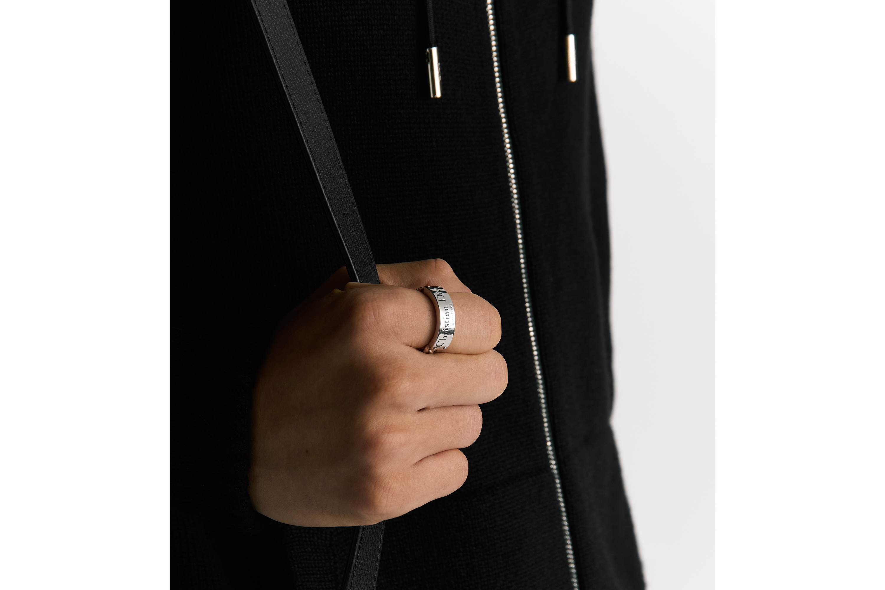 look_image_alt_prefix 链环戒指 银质 Christian Dior Couture 标志 E39