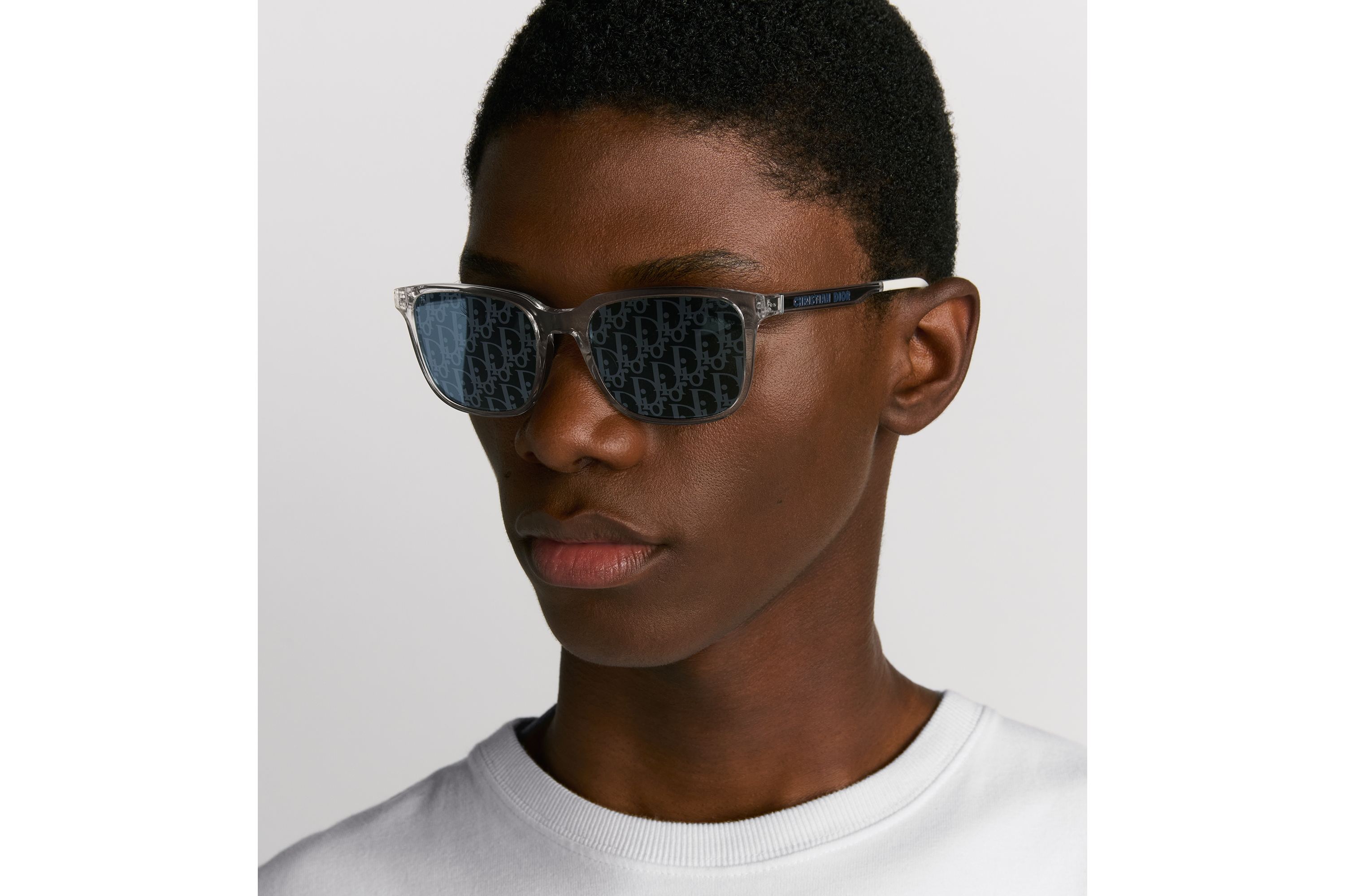 DiorTag SU 太阳眼镜 透明色方形镜框 E29