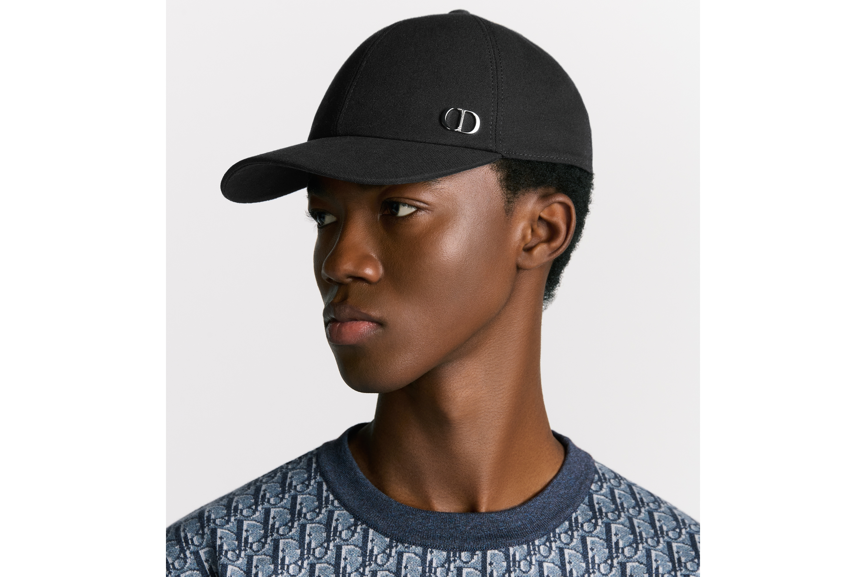 look_image_alt_prefix 棒球帽 黑色棉质面料 CD Icon 标志 E26