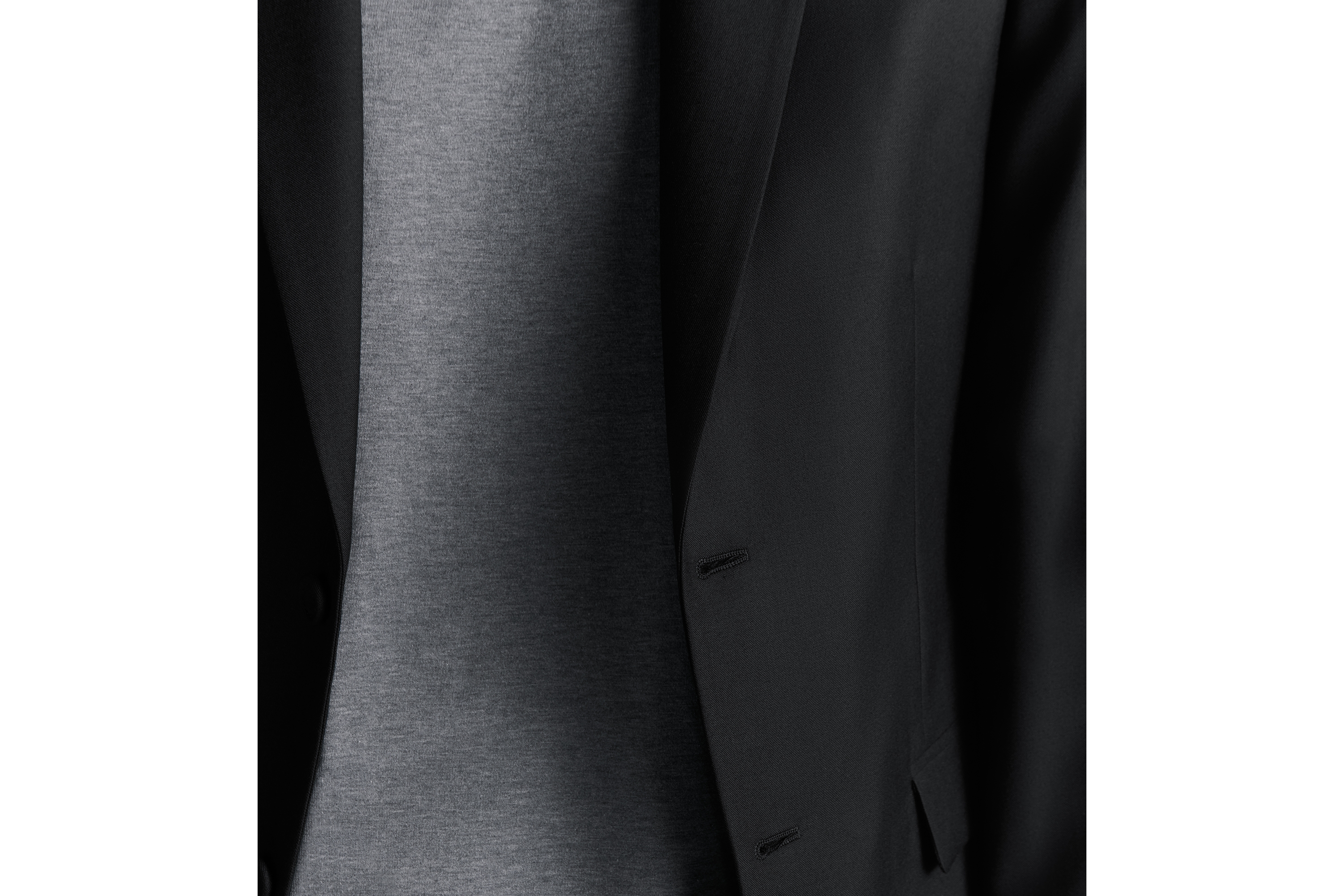 look_image_alt_prefix Dior Icons 单西 黑色山羊绒混纺斜纹面料 E04