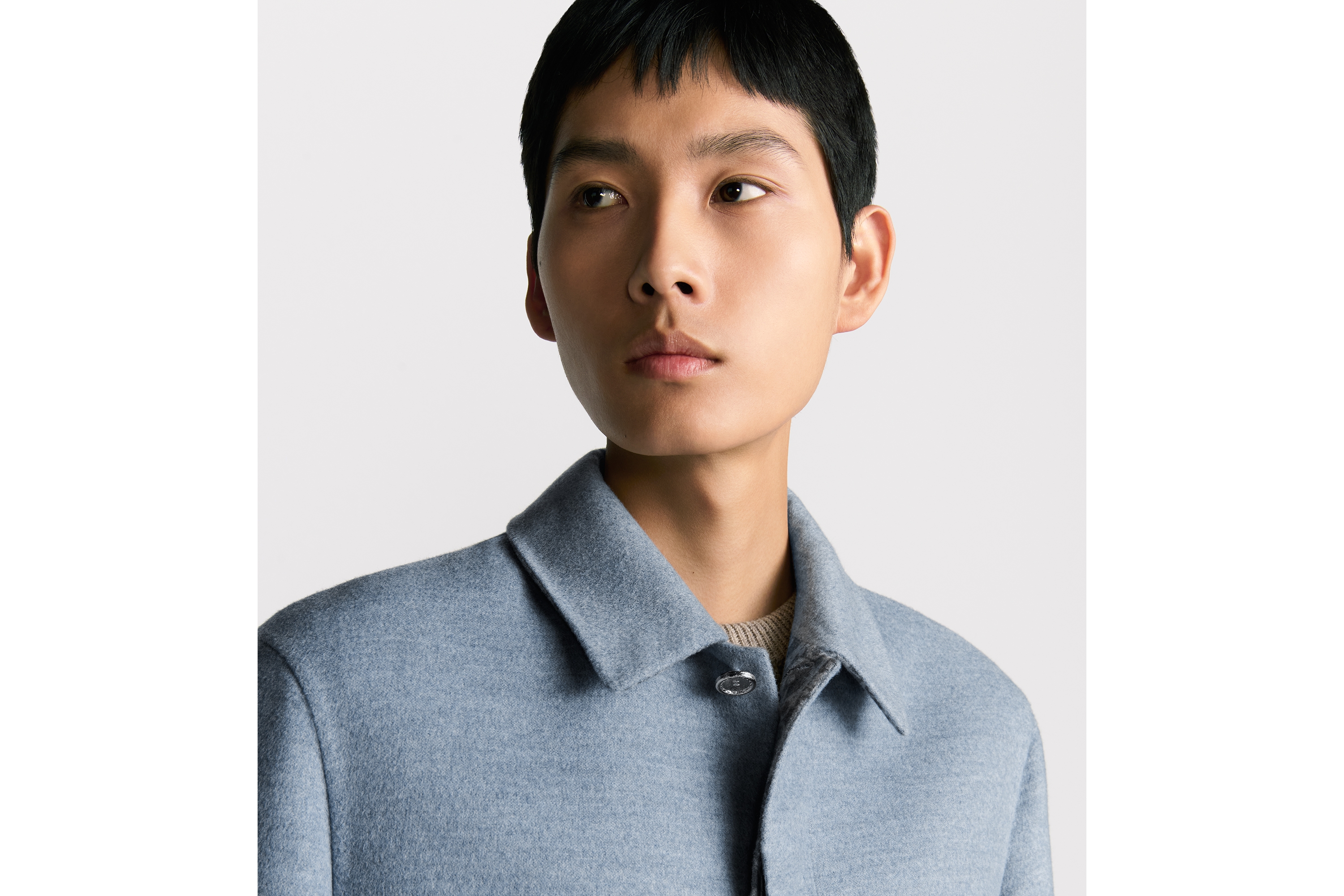 look_image_alt_prefix Dior Icons 工装夹克 蓝色双面绵羊毛和山羊绒混纺面料 E04