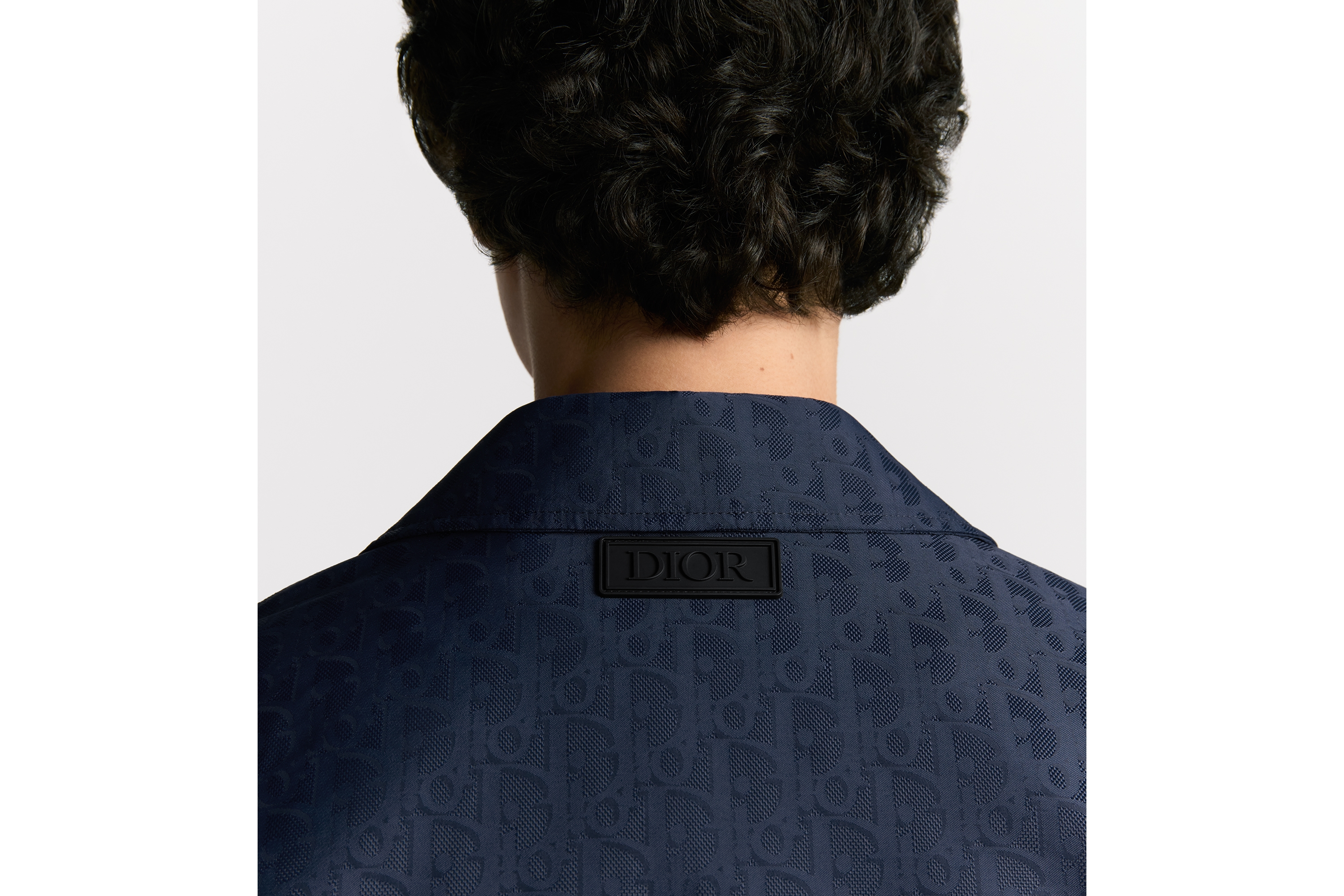 短夹克 蓝色科技面料 Oblique 印花 E03