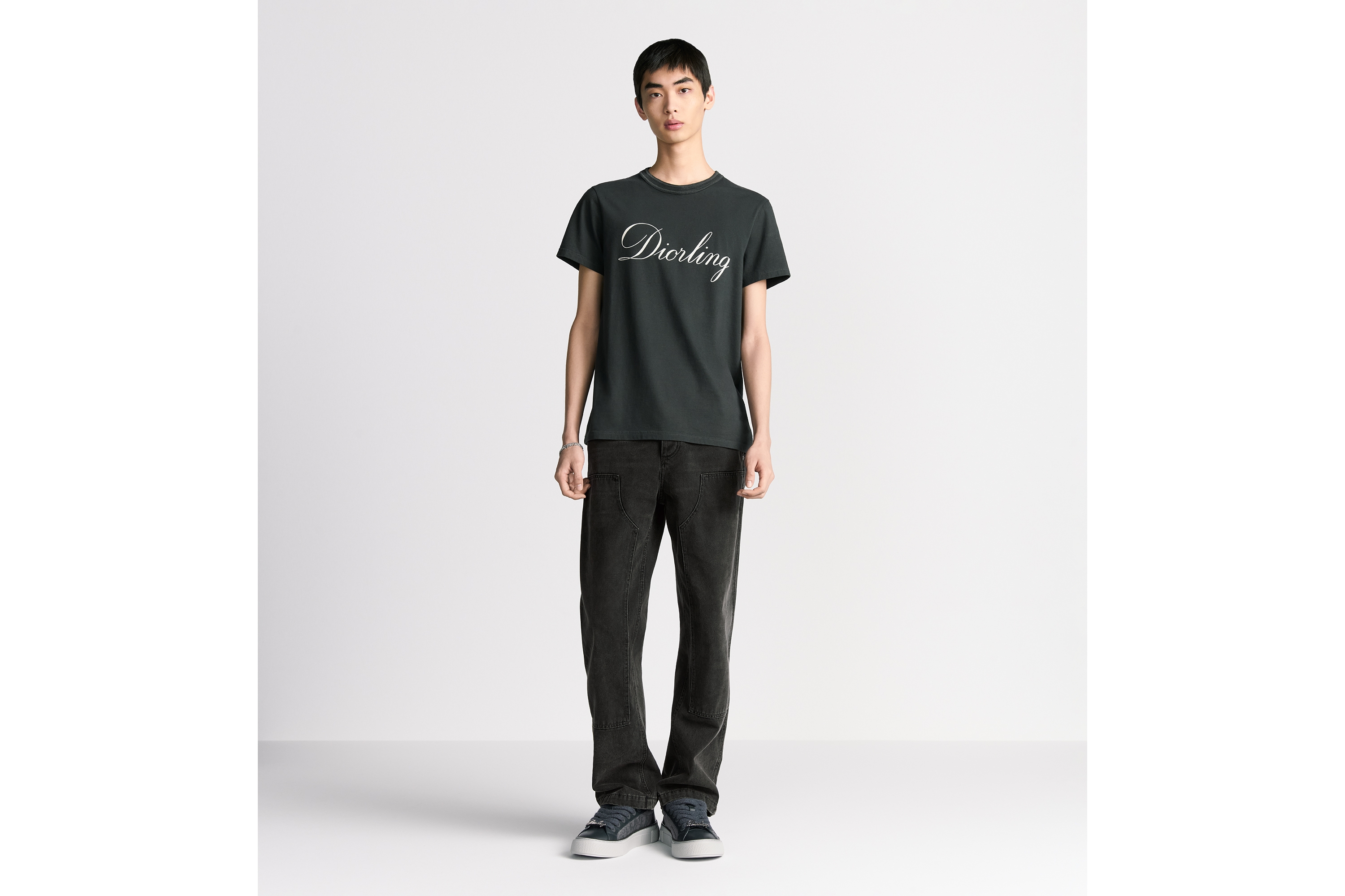 look_image_alt_prefix 工装牛仔裤 黑色棉质斜纹面料 E08