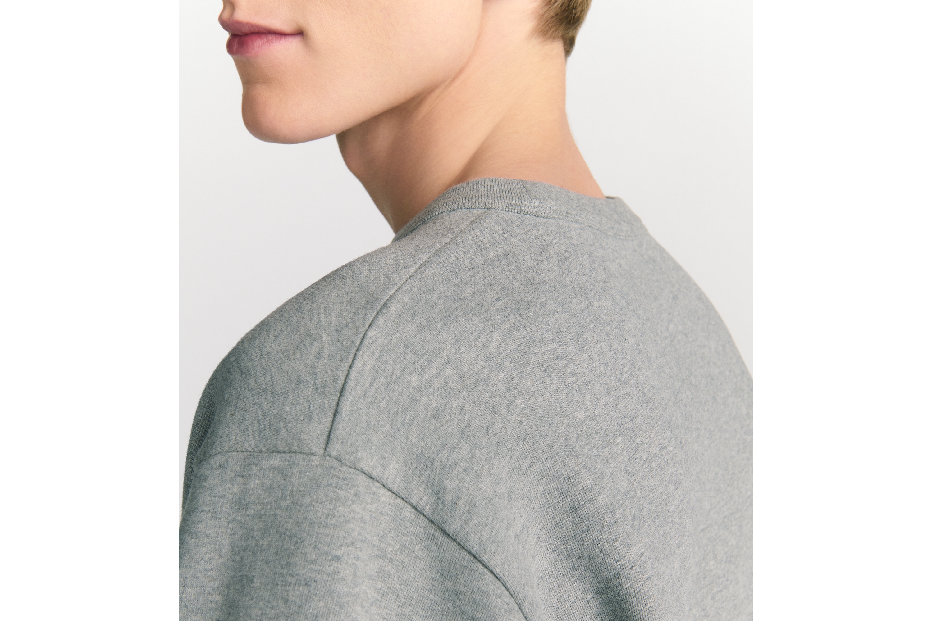 look_image_alt_prefix Dior Montaigne 卫衣 灰色棉质起绒面料 E10