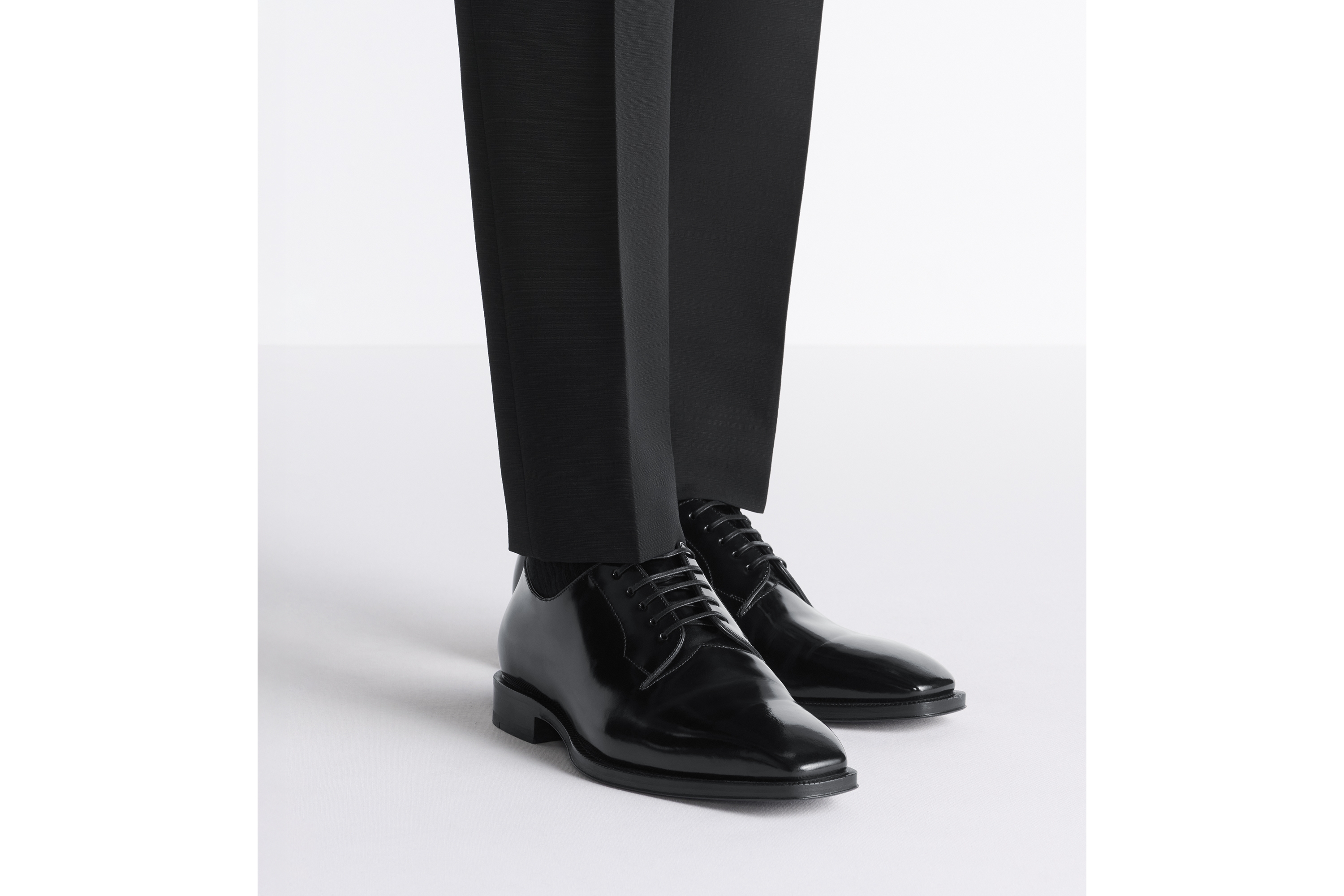 Dior Palmarès 德比鞋 黑色光泽牛皮革 E23