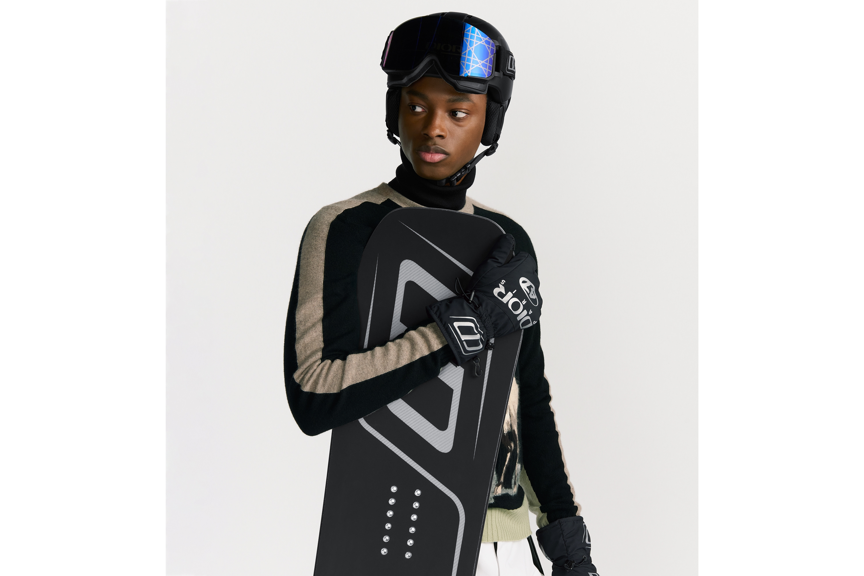 DIOR AND FACTORY 9 单板滑雪板 153 厘米哑光黑色 - 限量版 E49