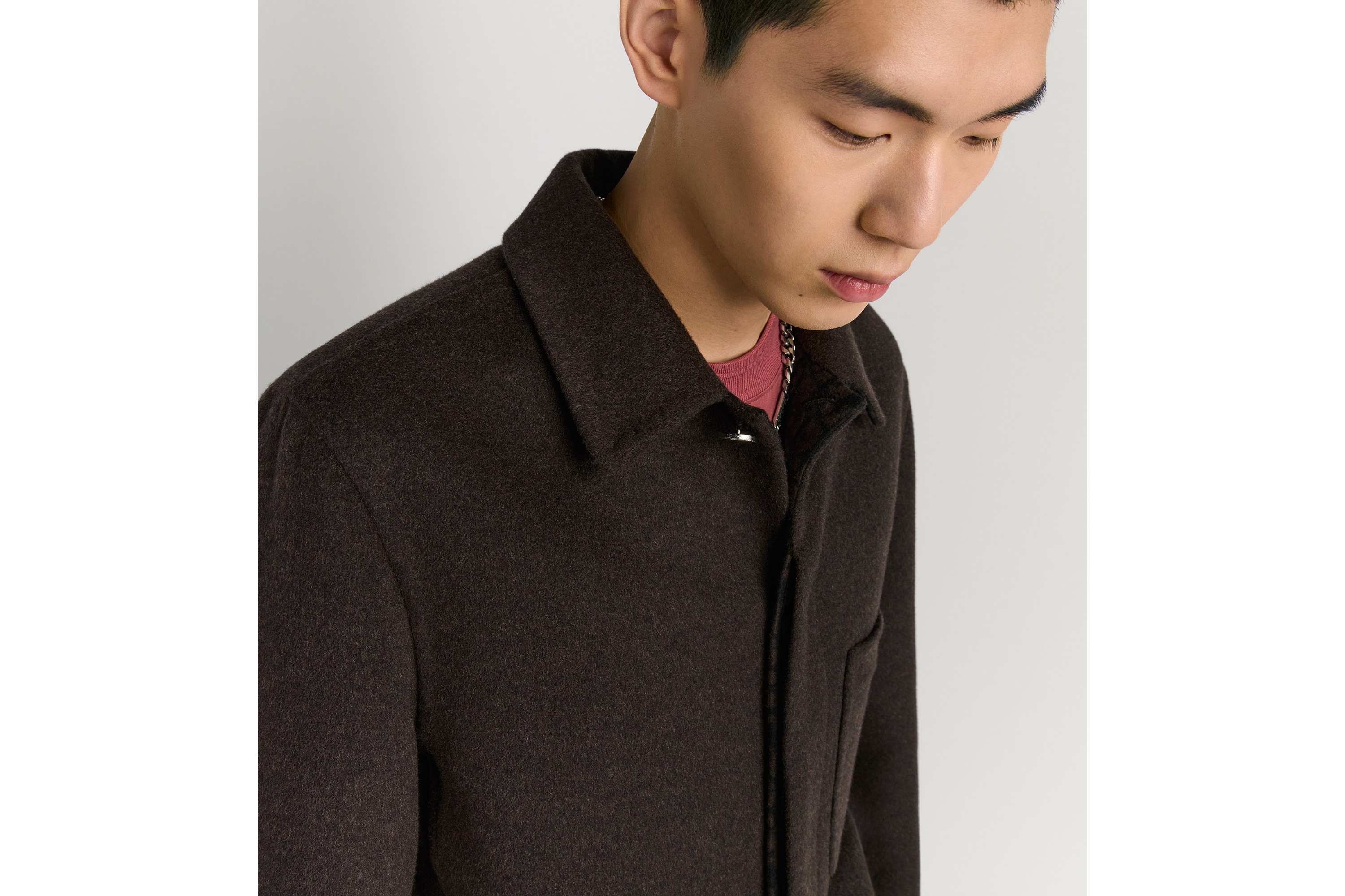 look_image_alt_prefix Dior Icons 工装夹克 棕色双面绵羊毛和山羊绒混纺面料 E05