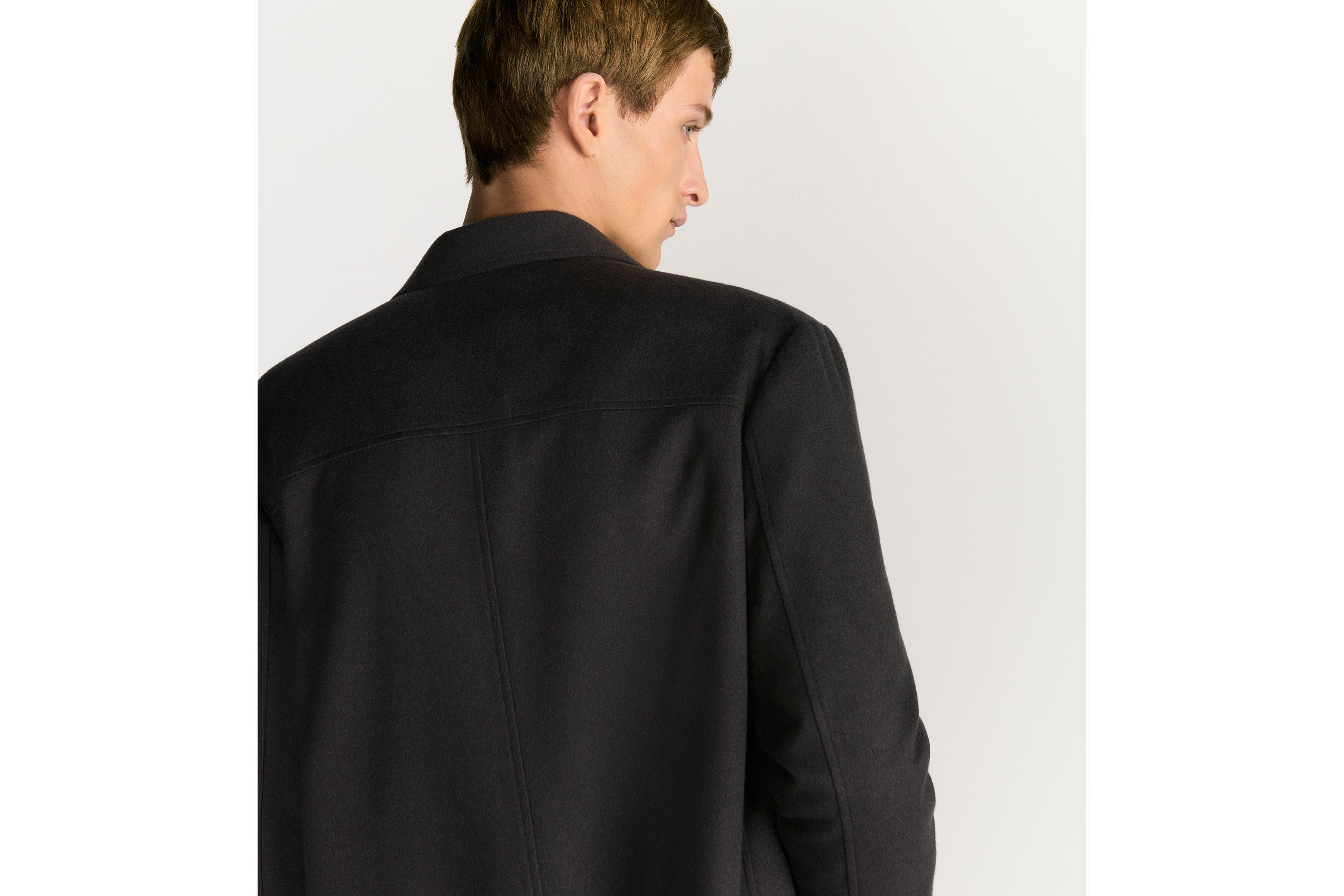 look_image_alt_prefix Dior Icons 猎装风格夹克 棕色山羊绒混纺面料 E03