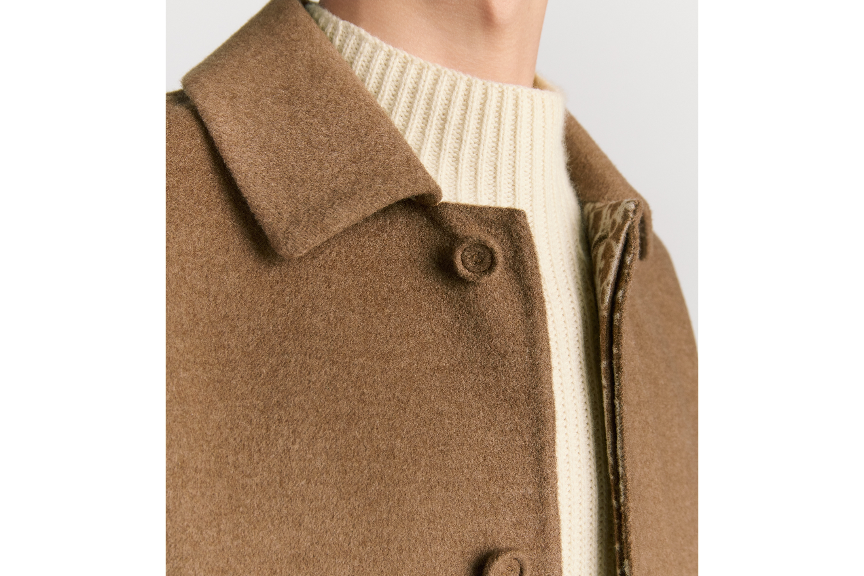 look_image_alt_prefix Dior Icons 单西 米色双面绵羊毛和山羊绒混纺面料 E04