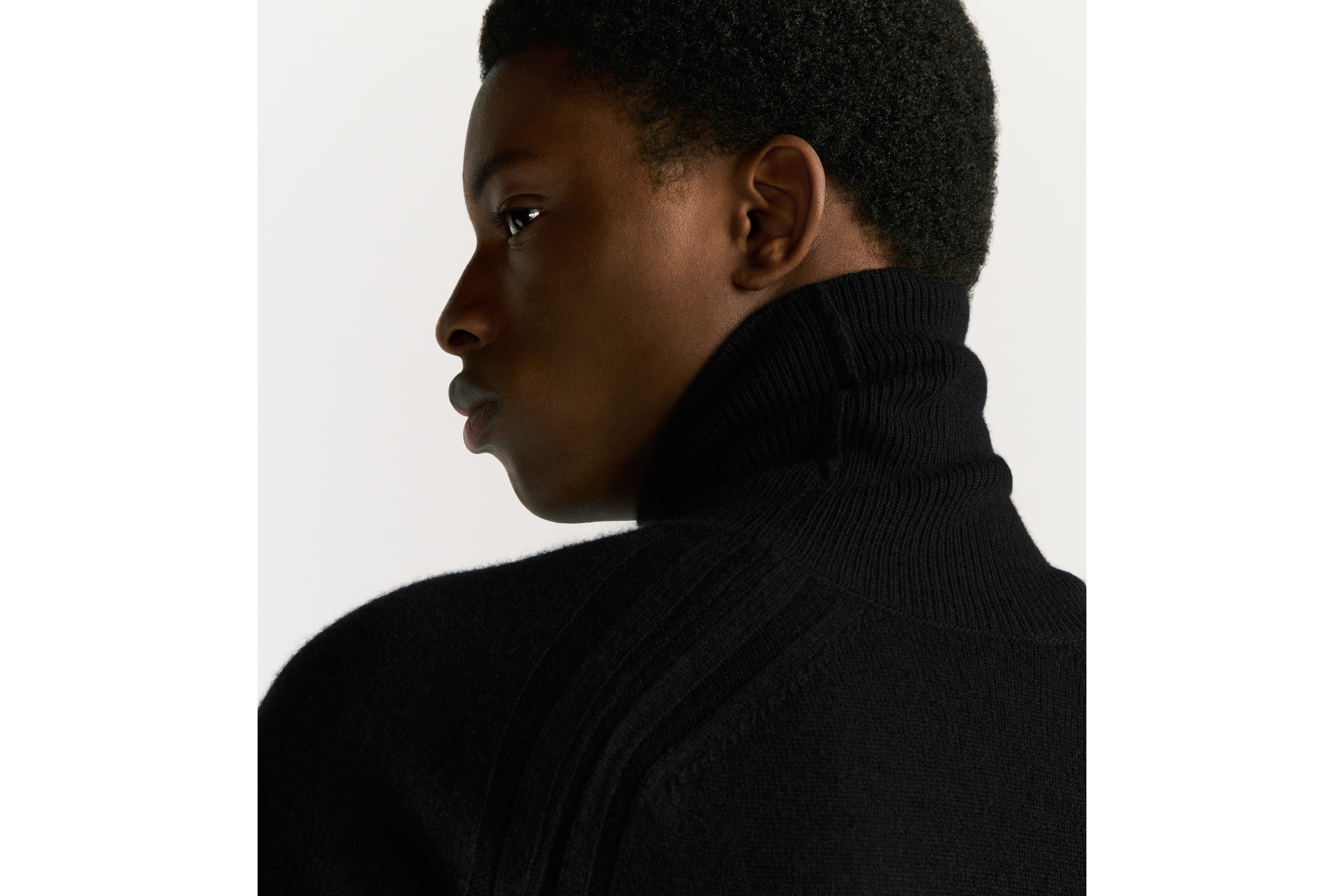 Dior Icons 针织衫 黑色山羊绒平纹针织面料 E09