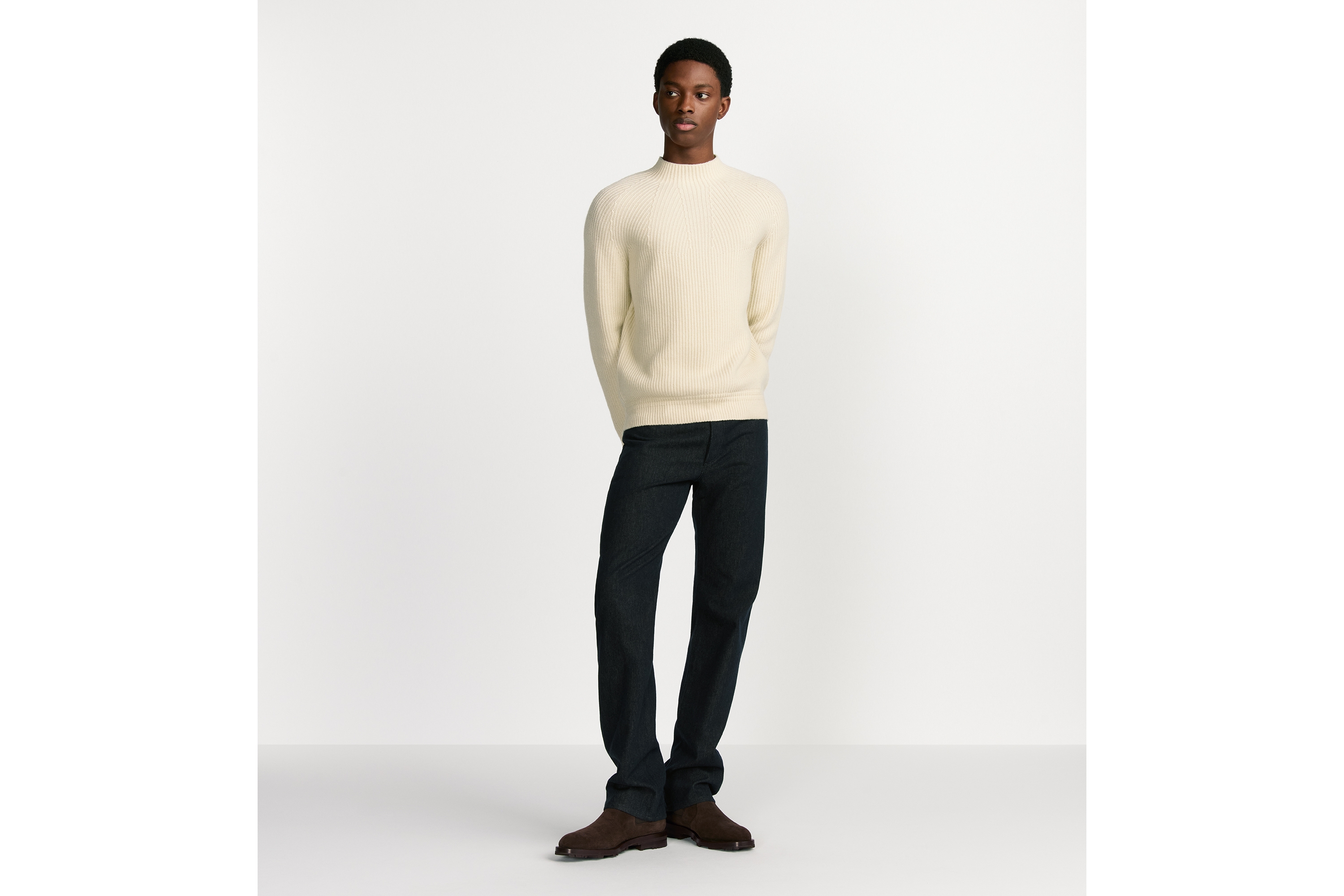 look_image_alt_prefix Dior Icons 针织衫 象牙色山羊绒织物 E08