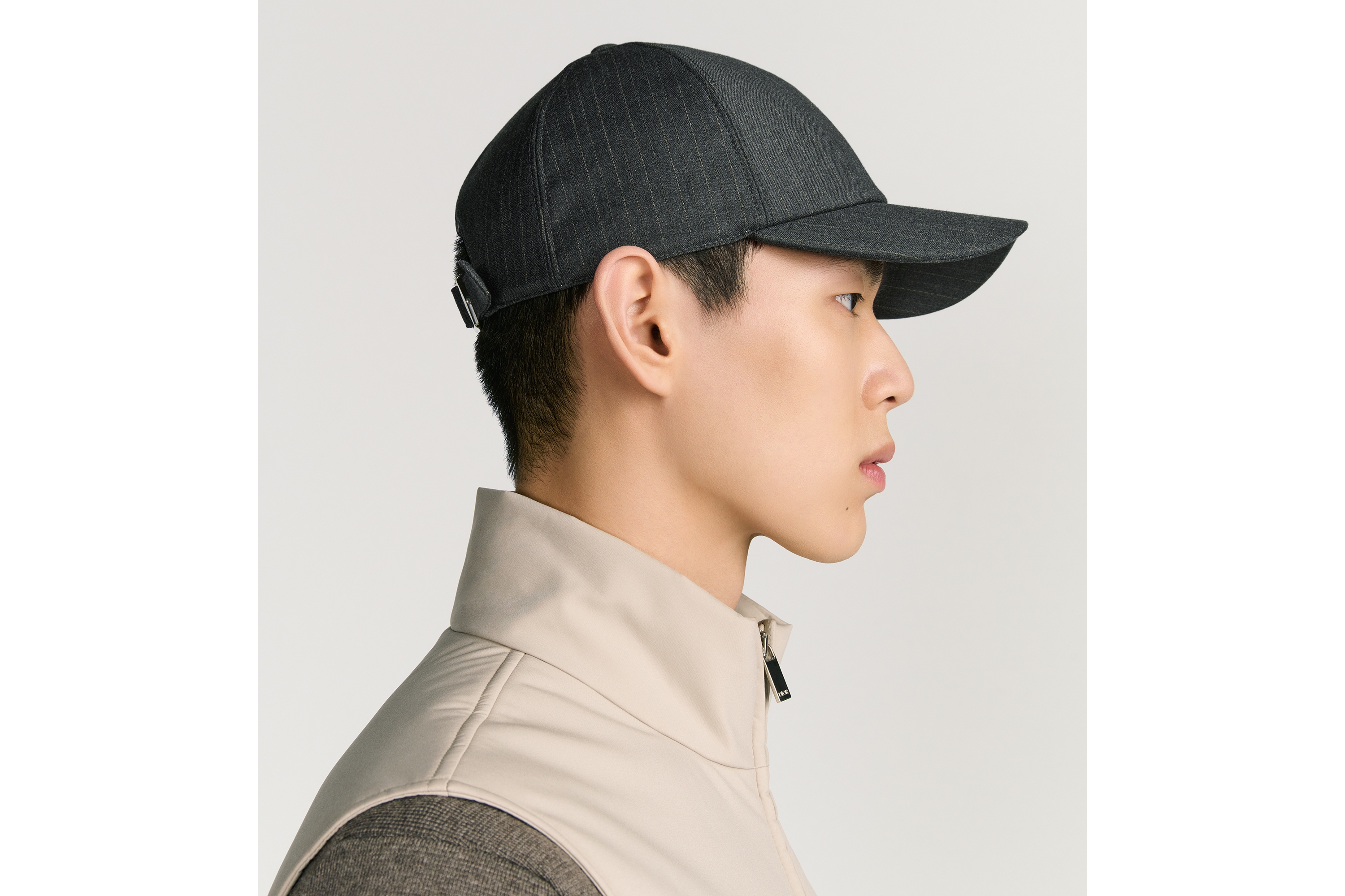 棒球帽 灰色绵羊毛面料 CD Icon 刺绣 E26