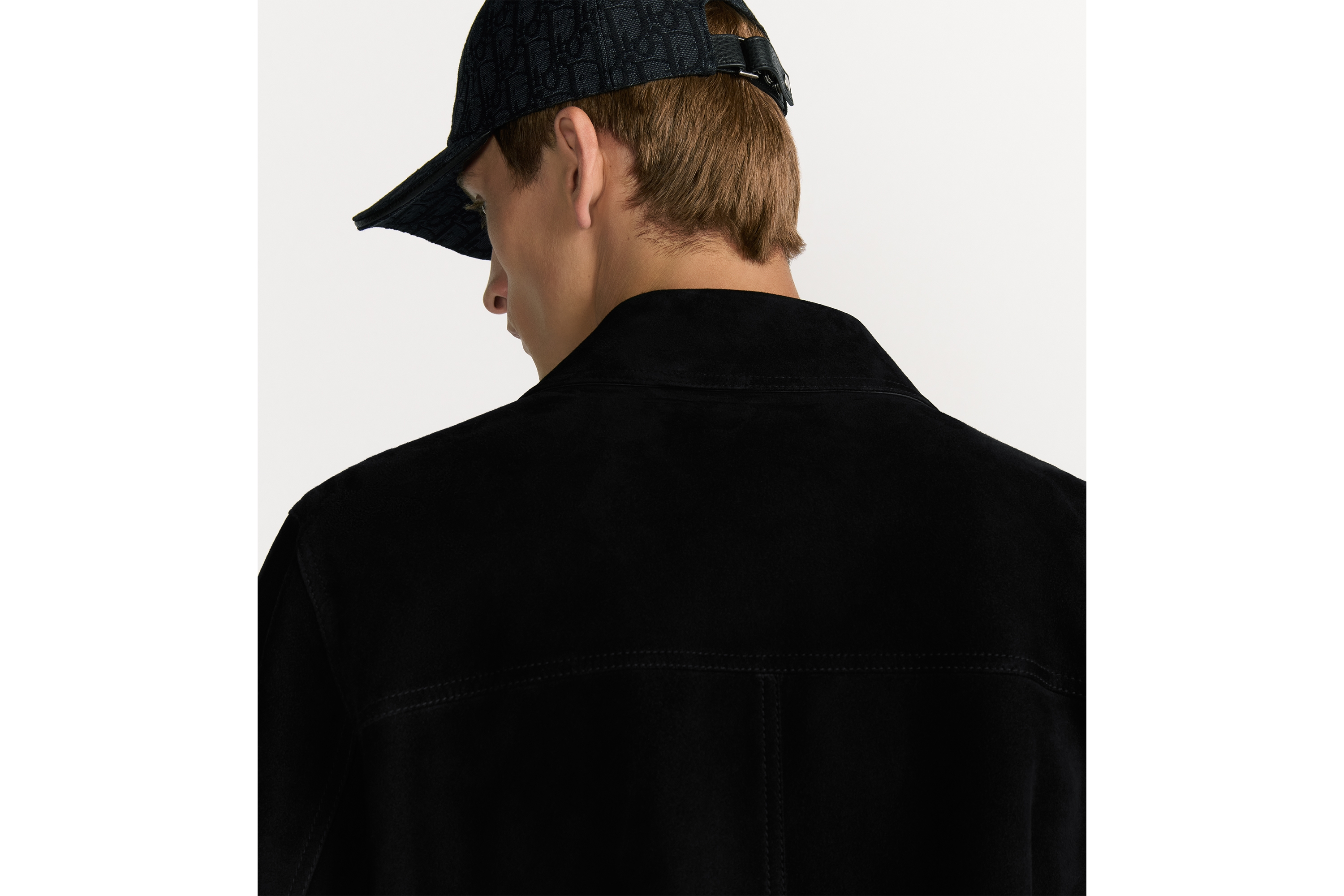 短夹克 黑色羊皮革 E03