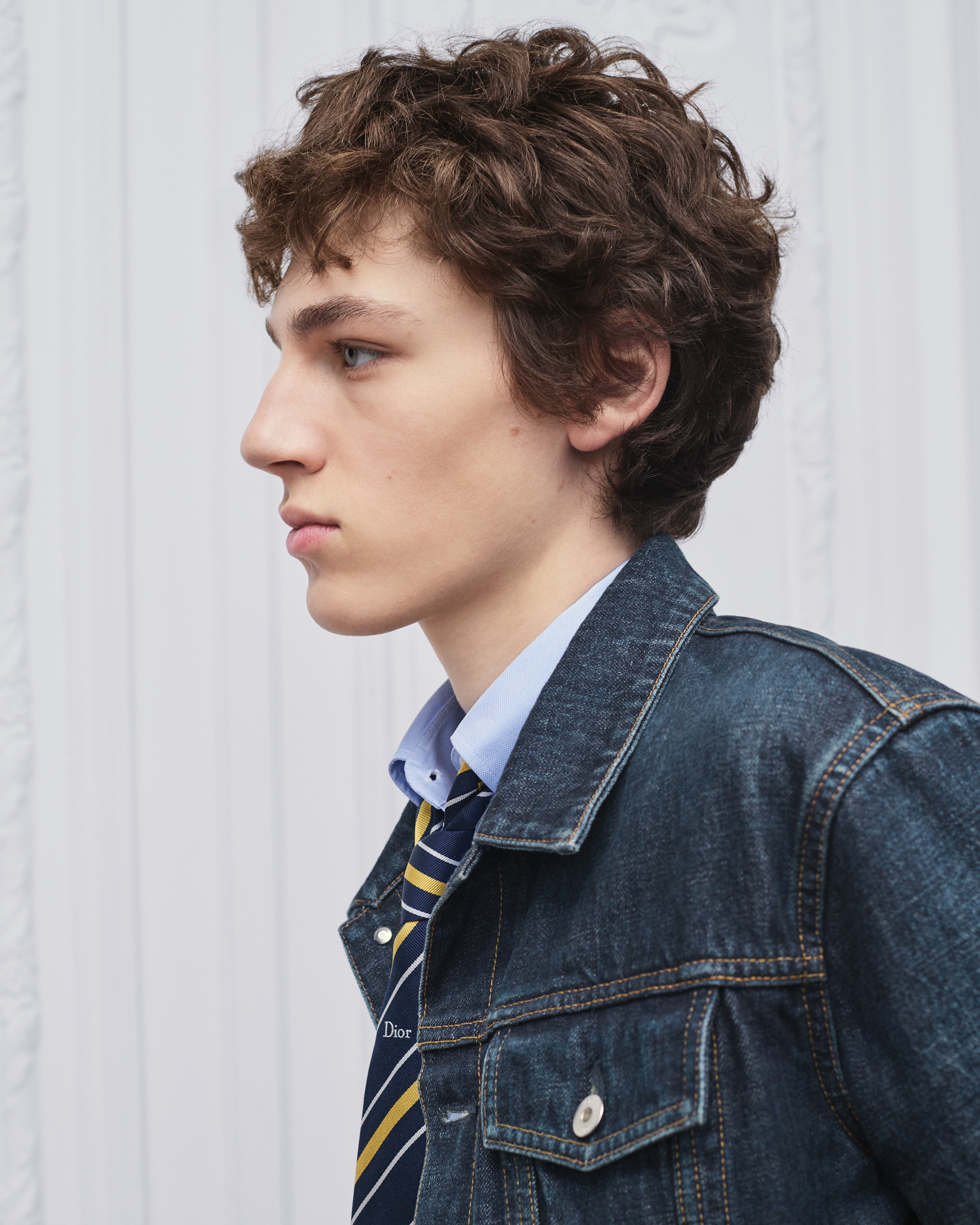 look_image_alt_prefix MKII 夹克 深蓝色棉质斜纹面料 E05