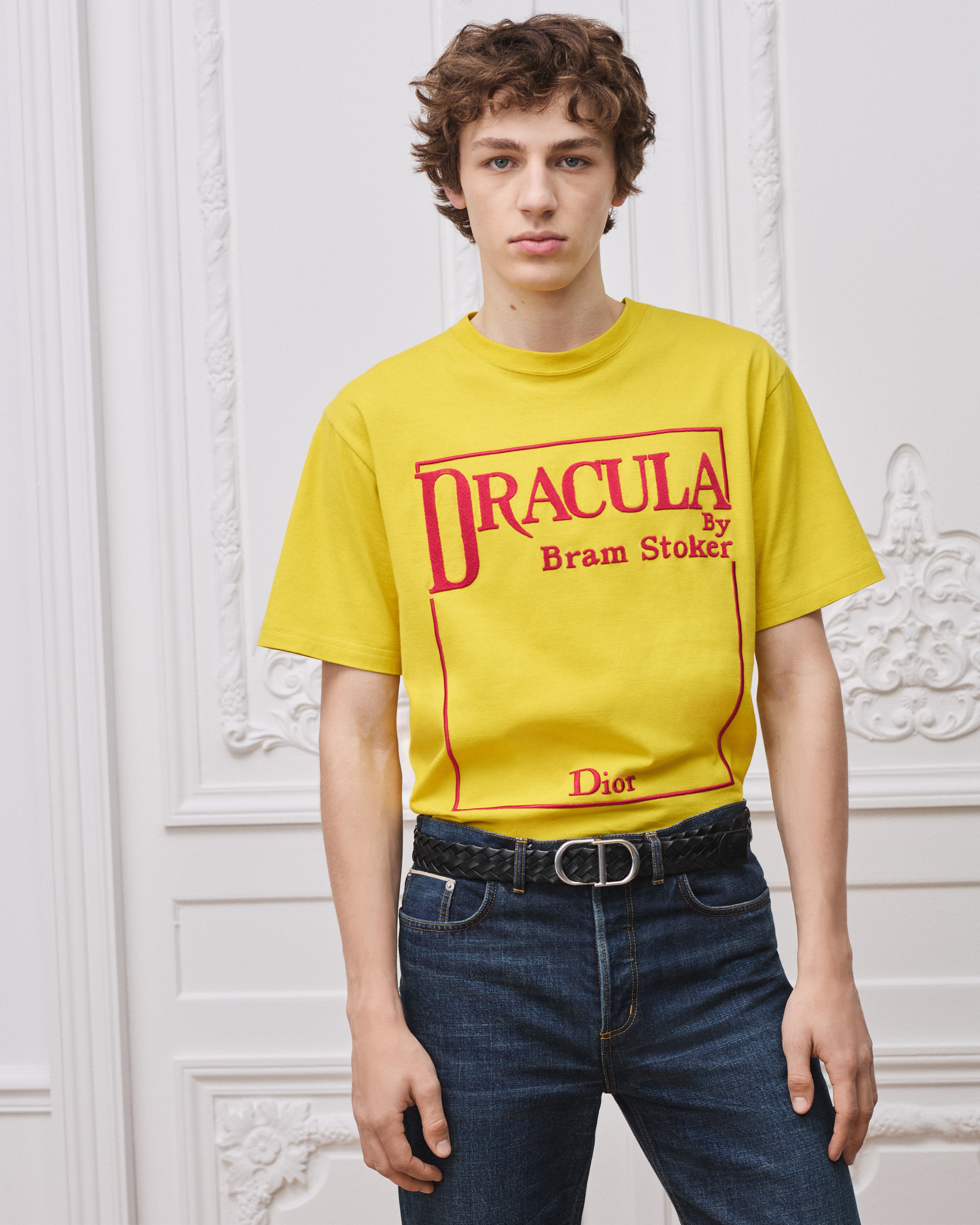 look_image_alt_prefix CD 腰带 35 毫米黑色编织柔软粒面牛皮革 E45