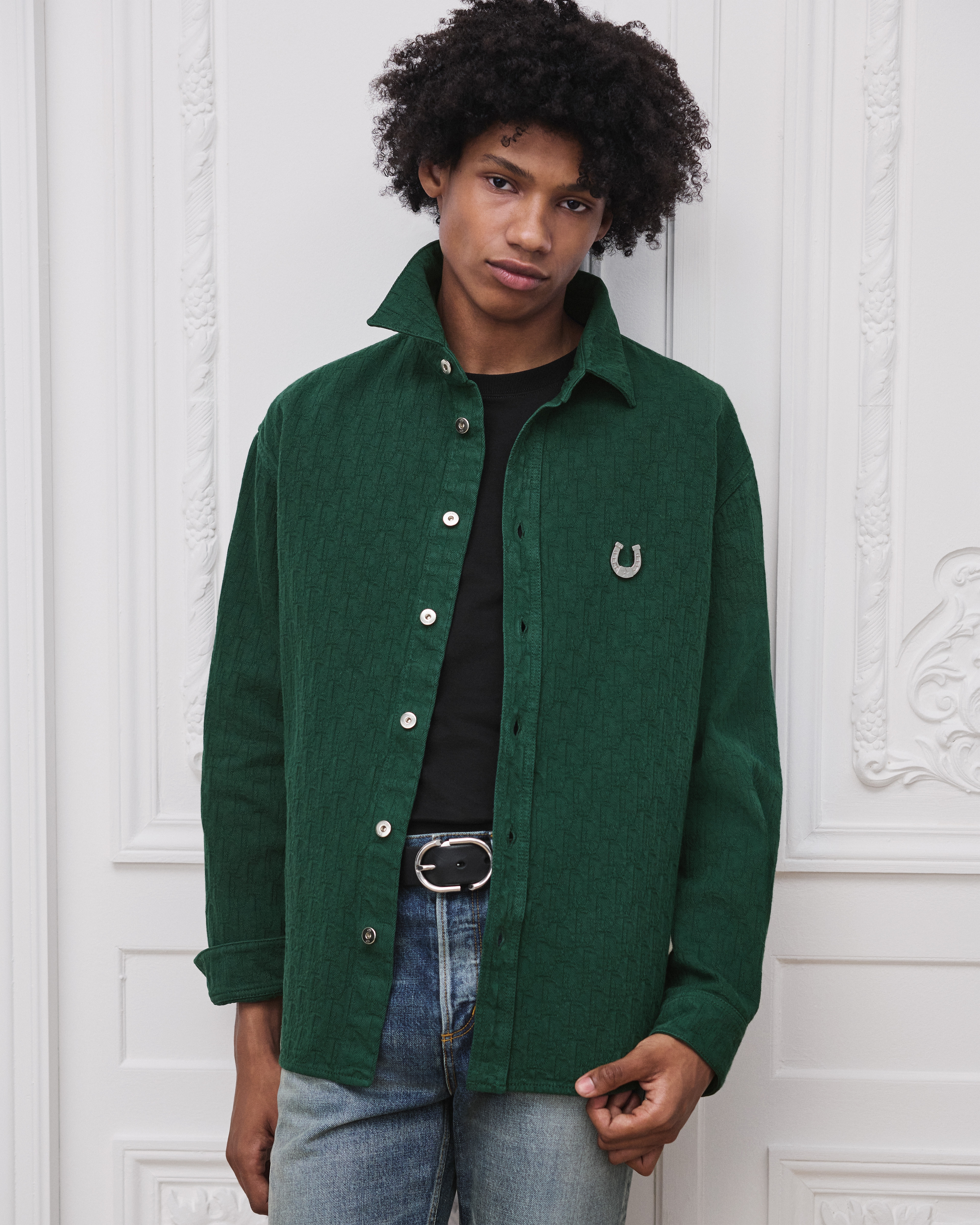 look_image_alt_prefix Dior Horseshoe 胸针 银色饰面铜合金 E41