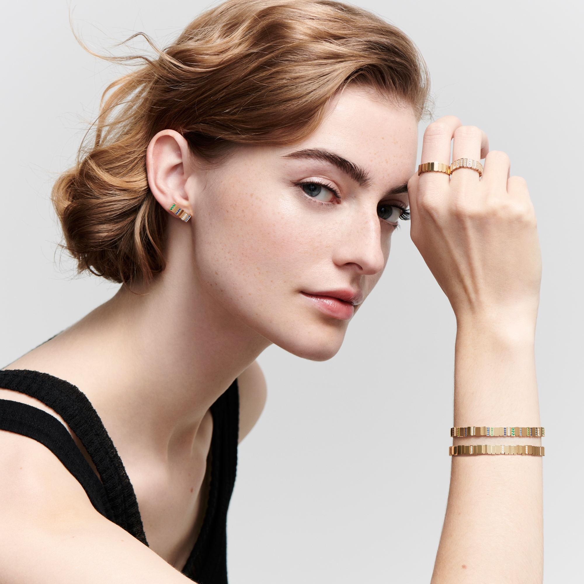 GEM DIOR 戒指 黄色 18K 金 E01