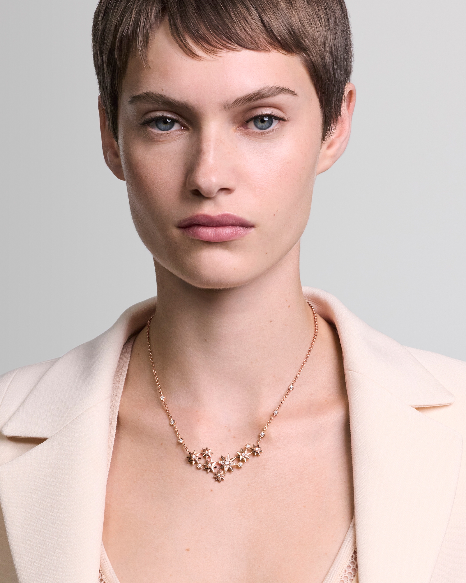 look_image_alt_prefix Étoile des Vents 项链 玫瑰色 18K 金和钻石 E01