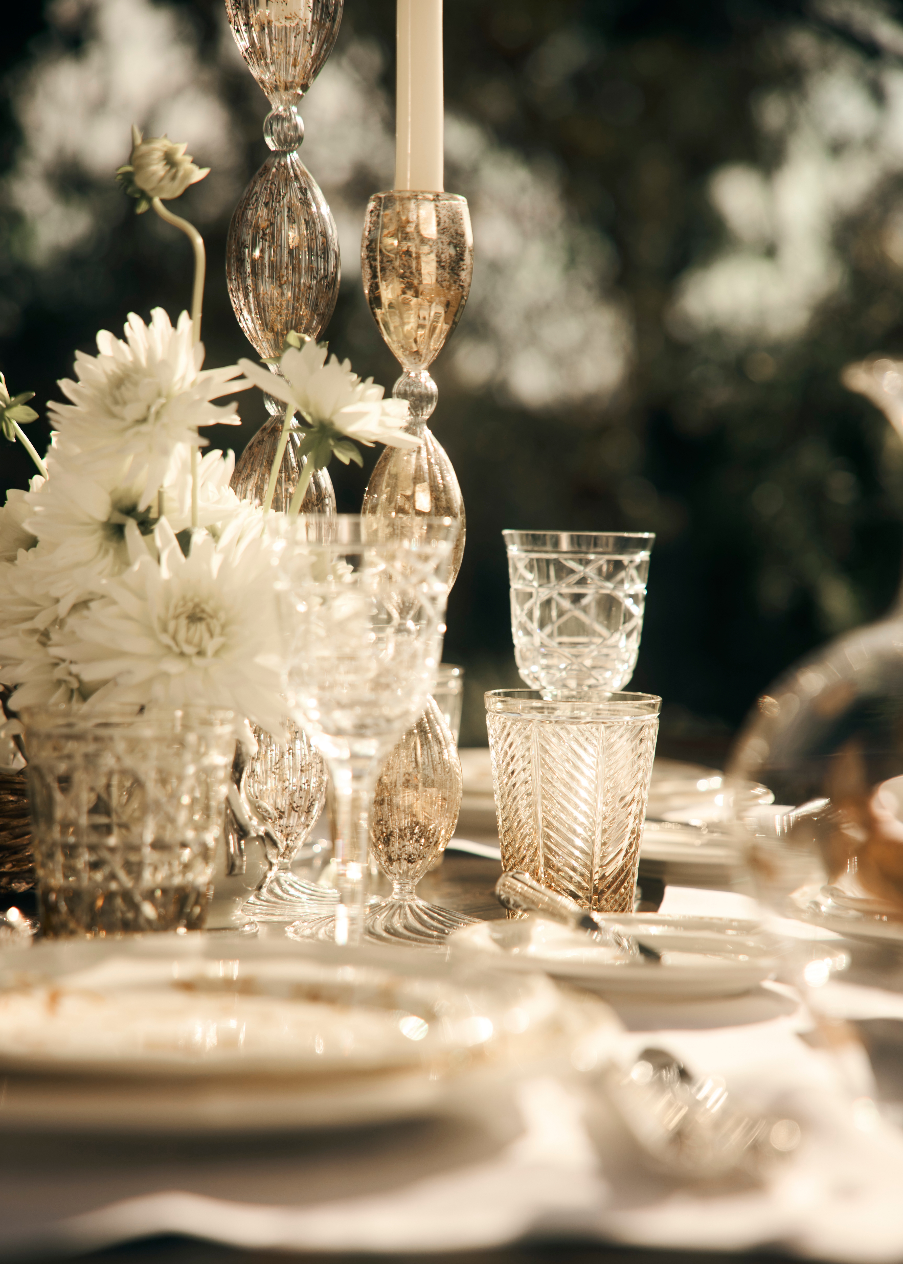 水杯 琥珀色人字斜纹图案 E07