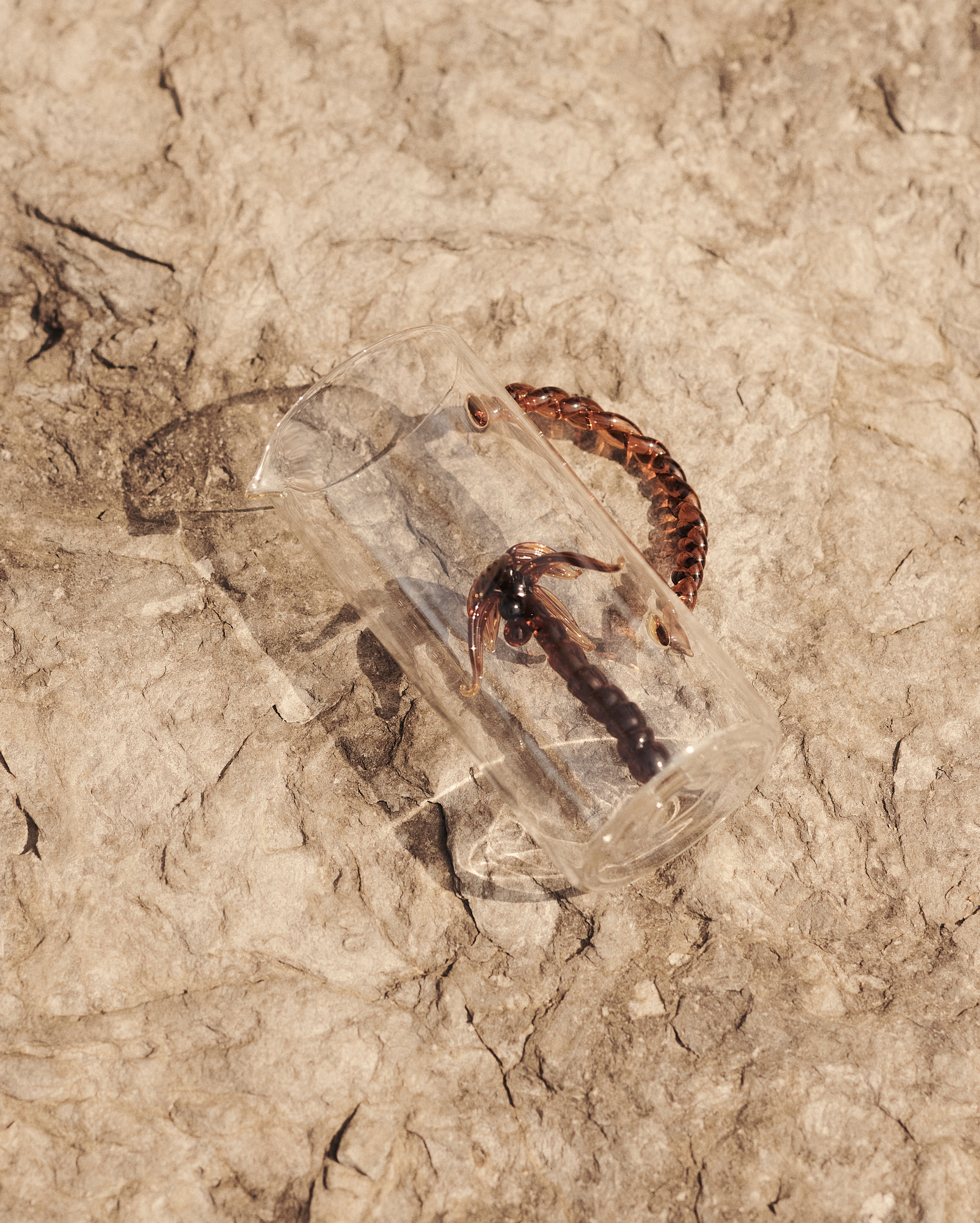 水瓶 透明手工吹制玻璃 E04