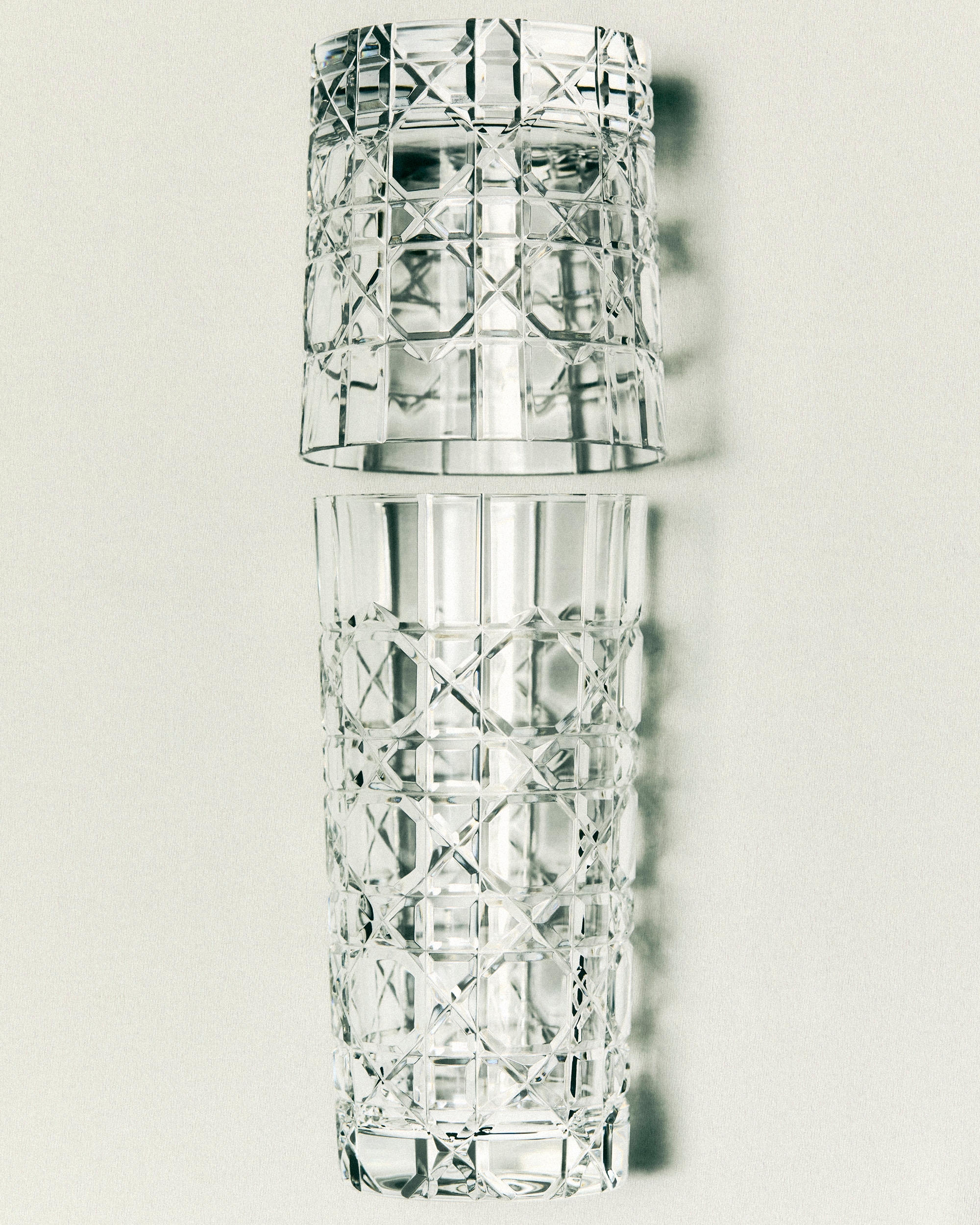 威士忌杯 晶体搭配藤格纹图案 E08