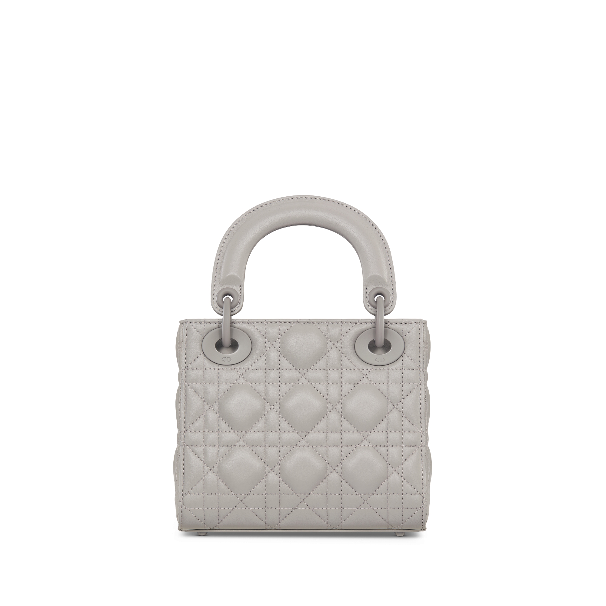 迷你Lady Dior 手袋灰色羊皮革藤格纹| DIOR CN