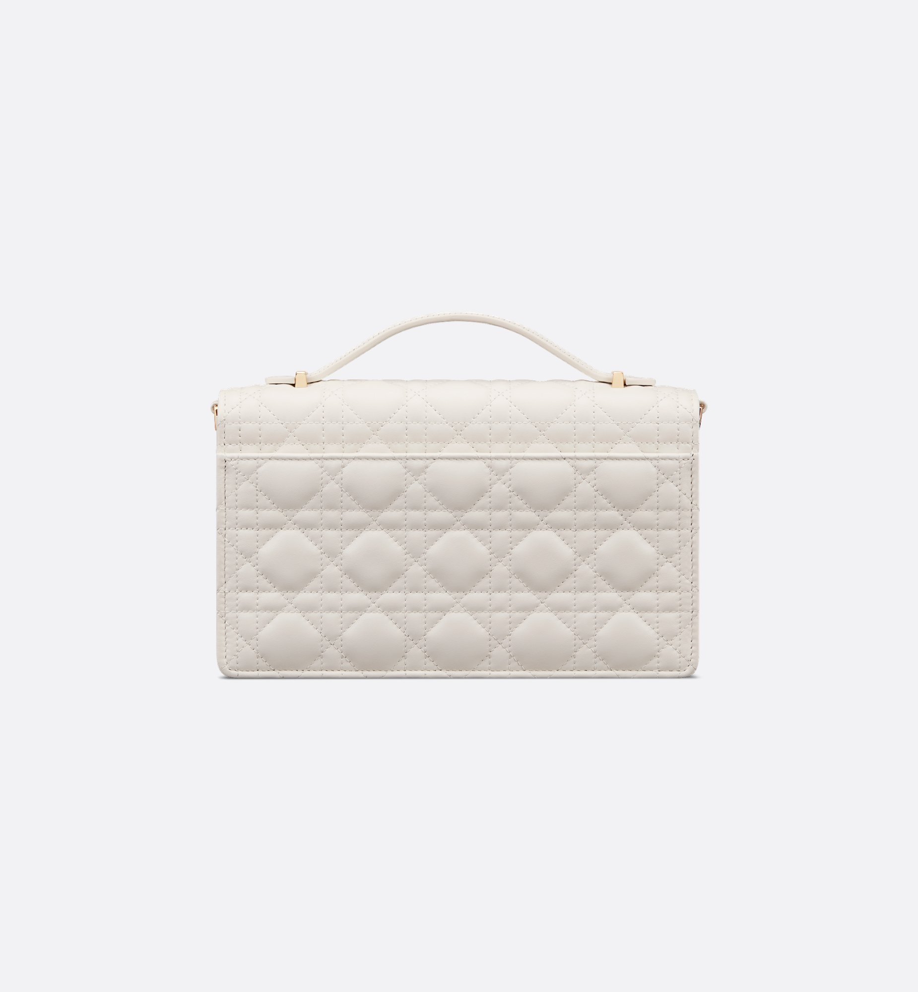 Dioramour My Dior Top Handle 手袋奶白色牛皮革藤格纹| DIOR Dioramour My Dior Top Handle 手袋奶白色牛皮革藤格纹| DIOR